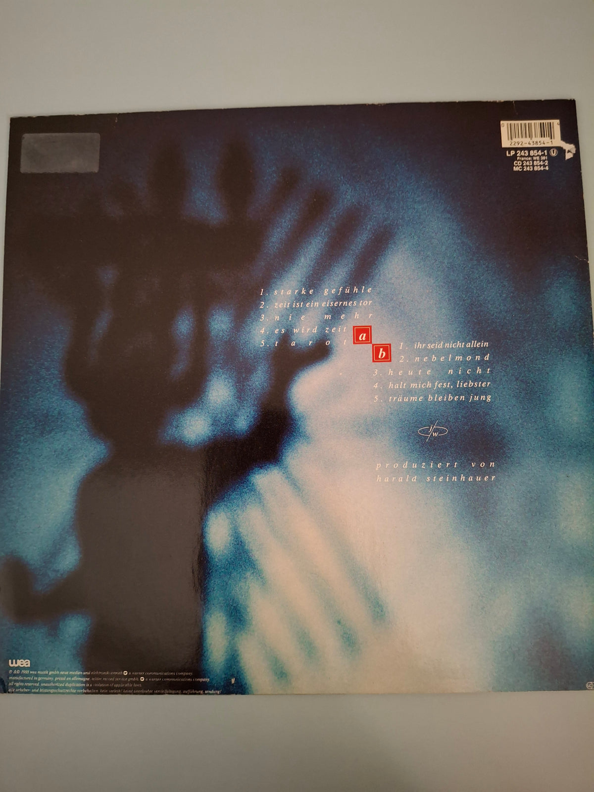 Juliane Werding - Tarot (1988 Original German Vinyl LP Import)