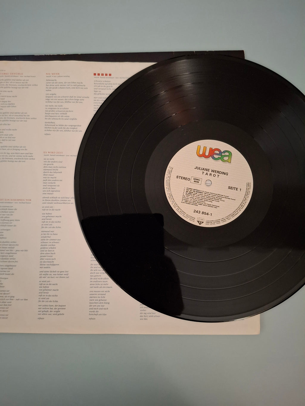 Juliane Werding - Tarot (1988 Original German Vinyl LP Import)