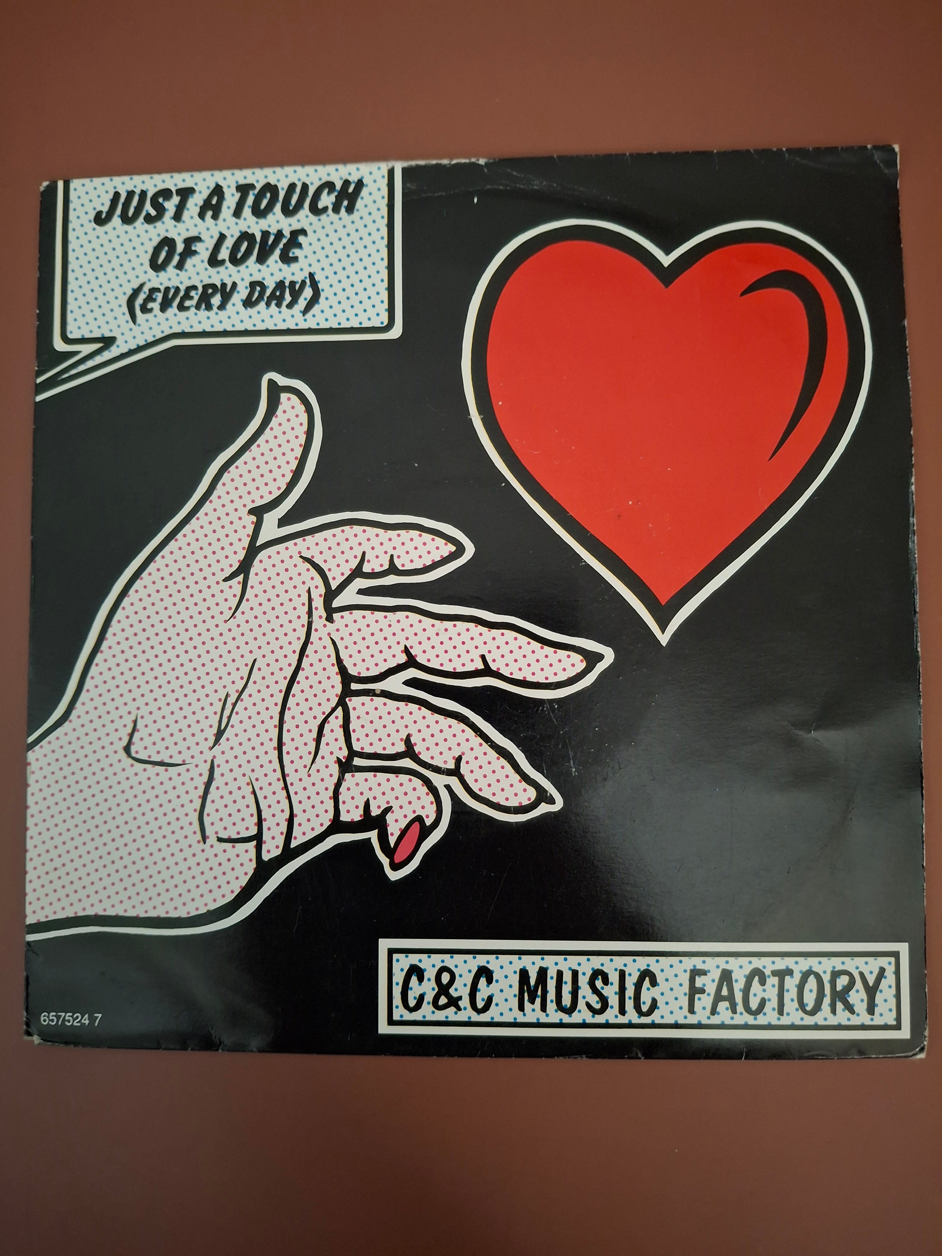 C&C Music Factory - Just A Touch Of Love (Everyday) 7" Vinyl Single (Original 1991 UK First Pressing, Columbia 657524 7)