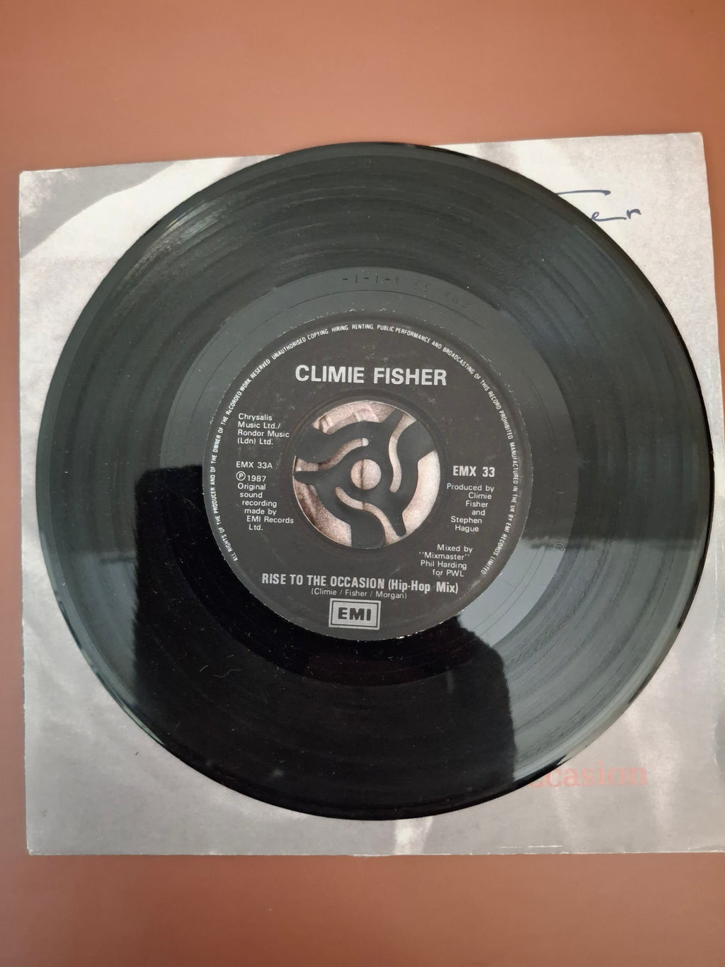 Climie Fisher - Rise To The Occasion (Hip-Hop Mix) 7" Vinyl Single (Original 1987 UK First Pressing, EMI EMX 33)