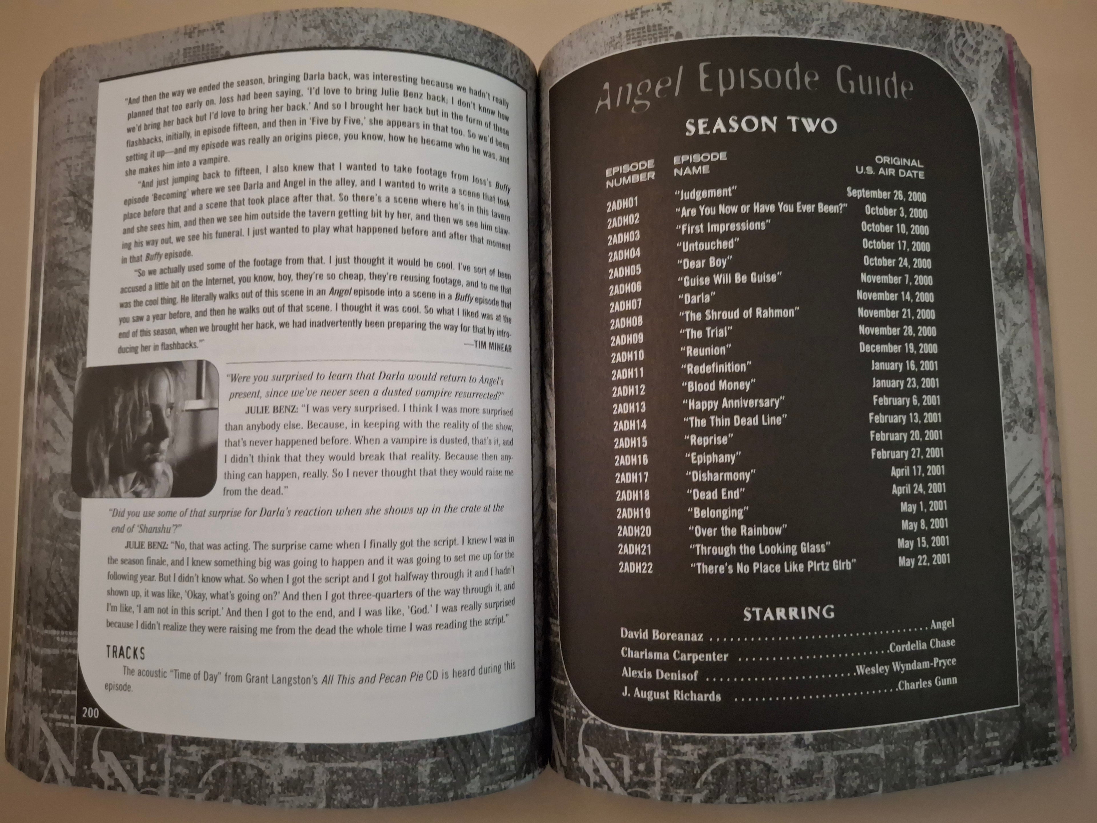 The Angel Casefiles Volume One Official TV Companion Guide (Pre-Owned)