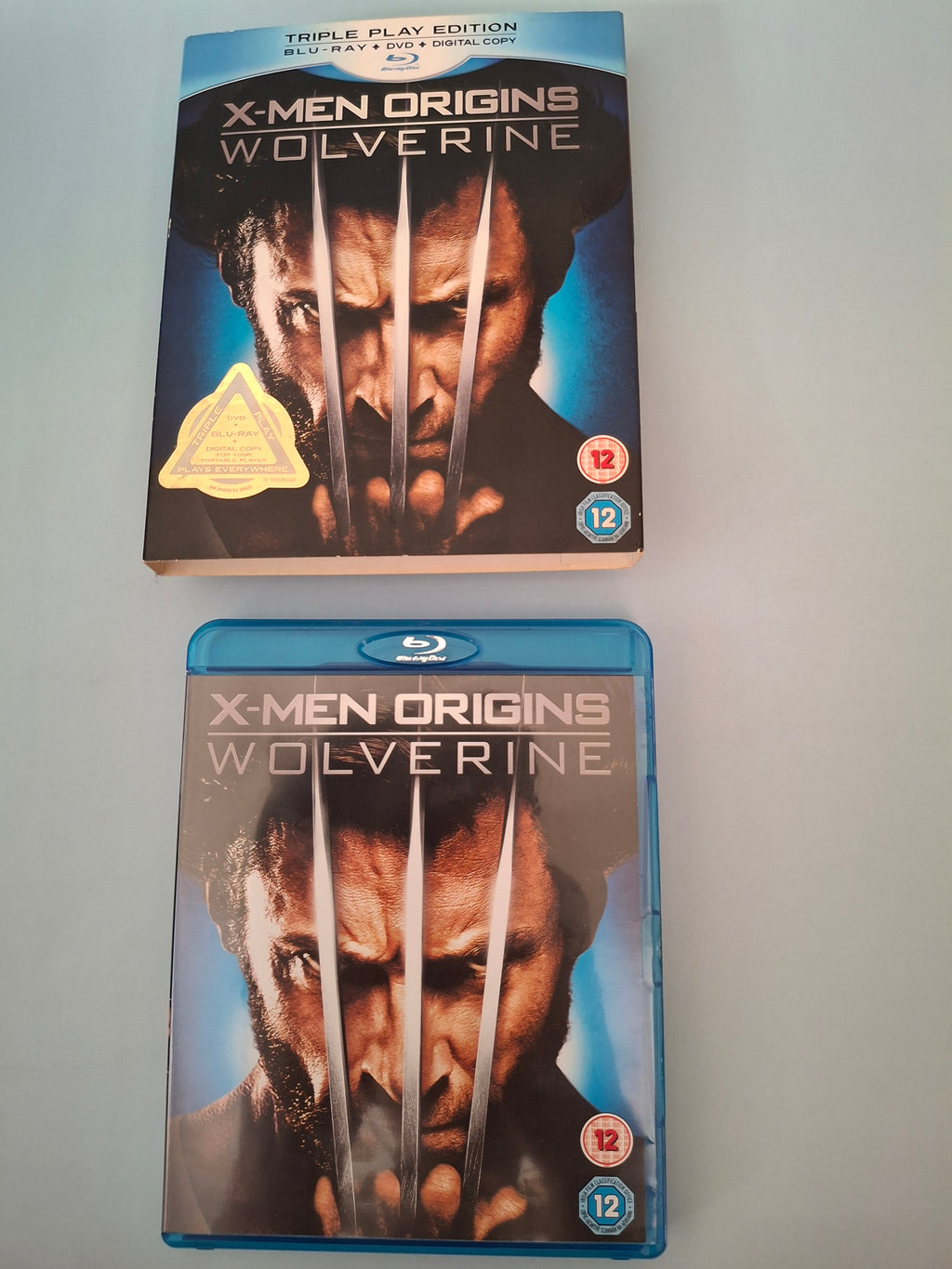 X-Men Origins: Wolverine (Blu-ray + DVD Triple Play Edition, 2009) Pre-Owned