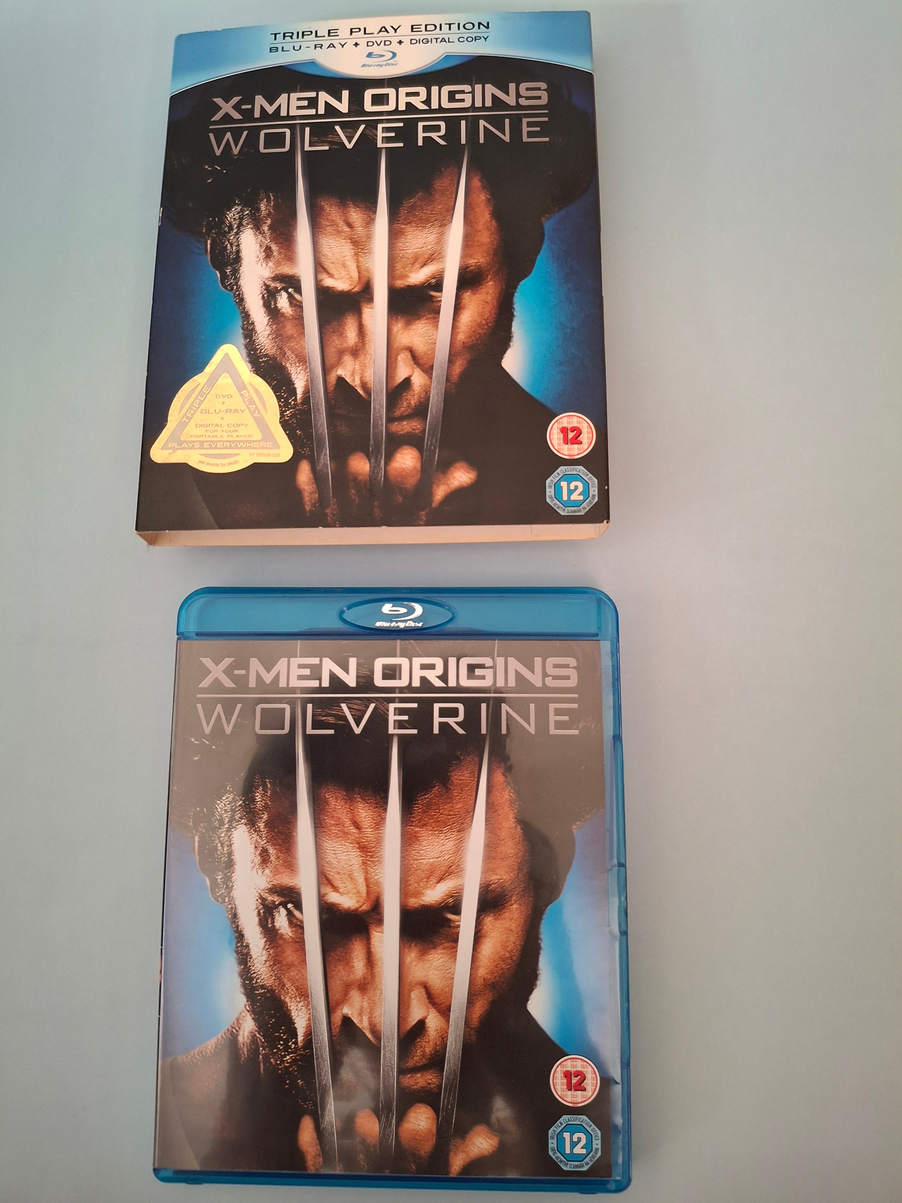 X-Men Origins: Wolverine (Blu-ray + DVD Triple Play Edition, 2009) Pre-Owned