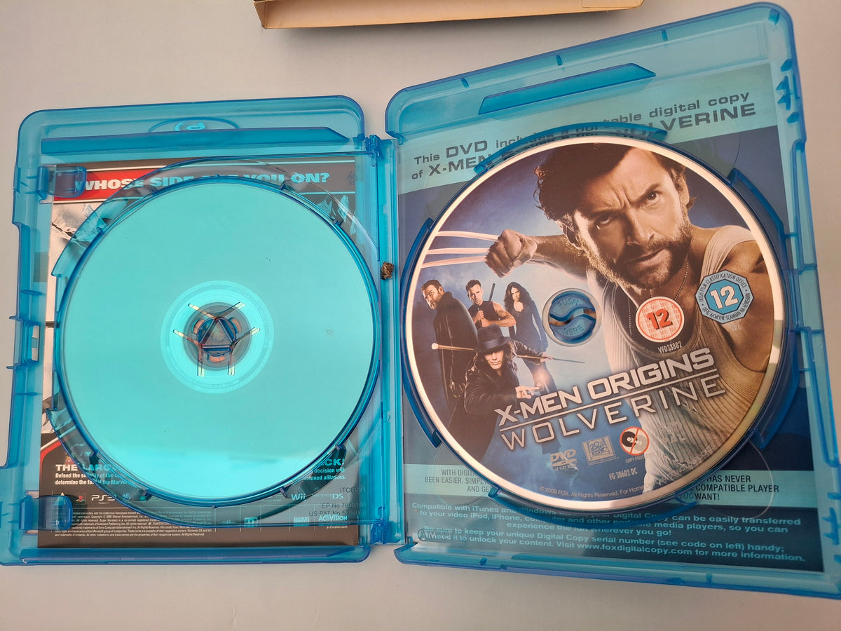 X-Men Origins: Wolverine (Blu-ray + DVD Triple Play Edition, 2009) Pre-Owned