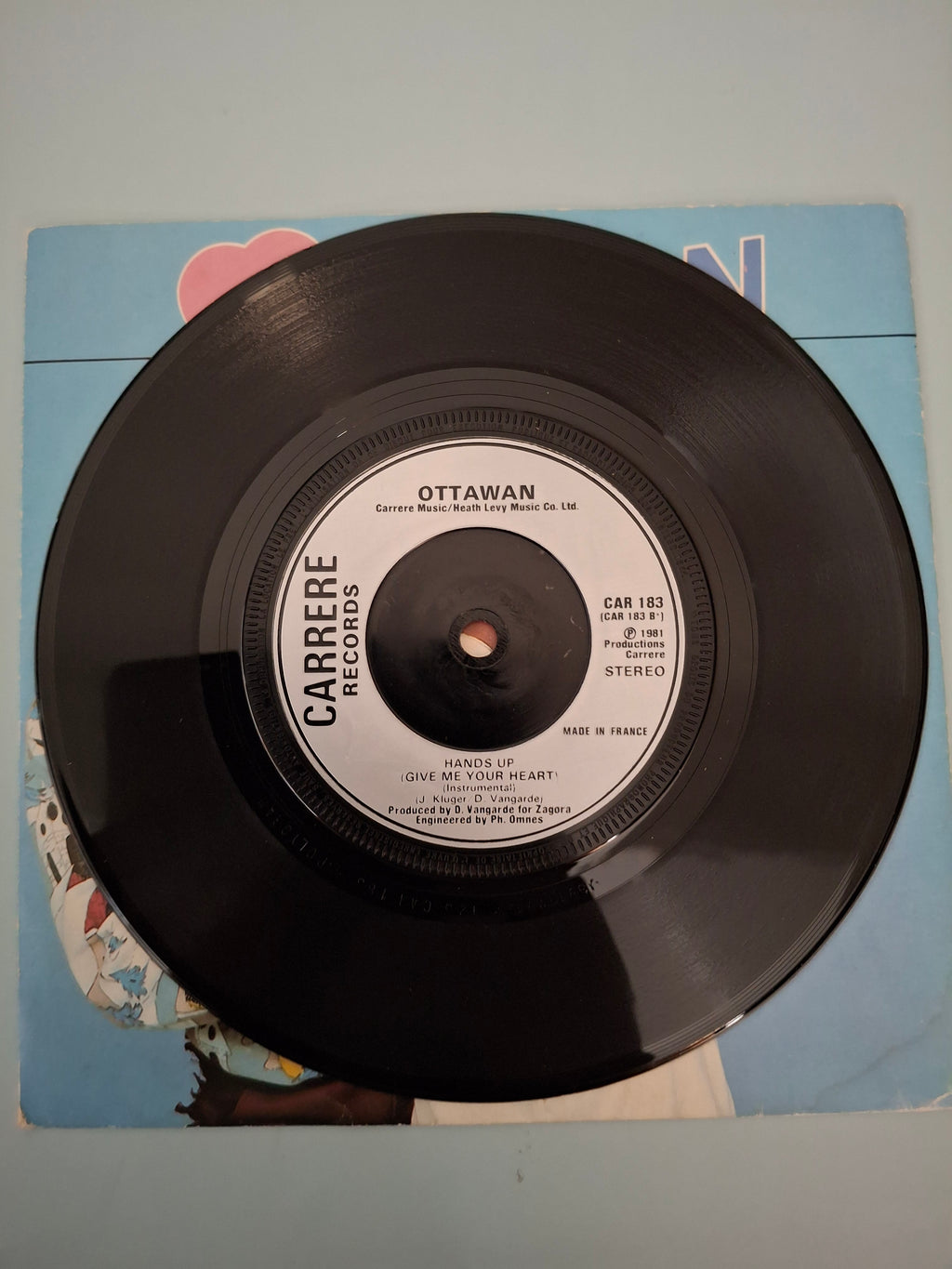 Ottawan - Hands Up (Give Me Your Heart) 7" Vinyl Single (1981 Euro-Disco Classic)