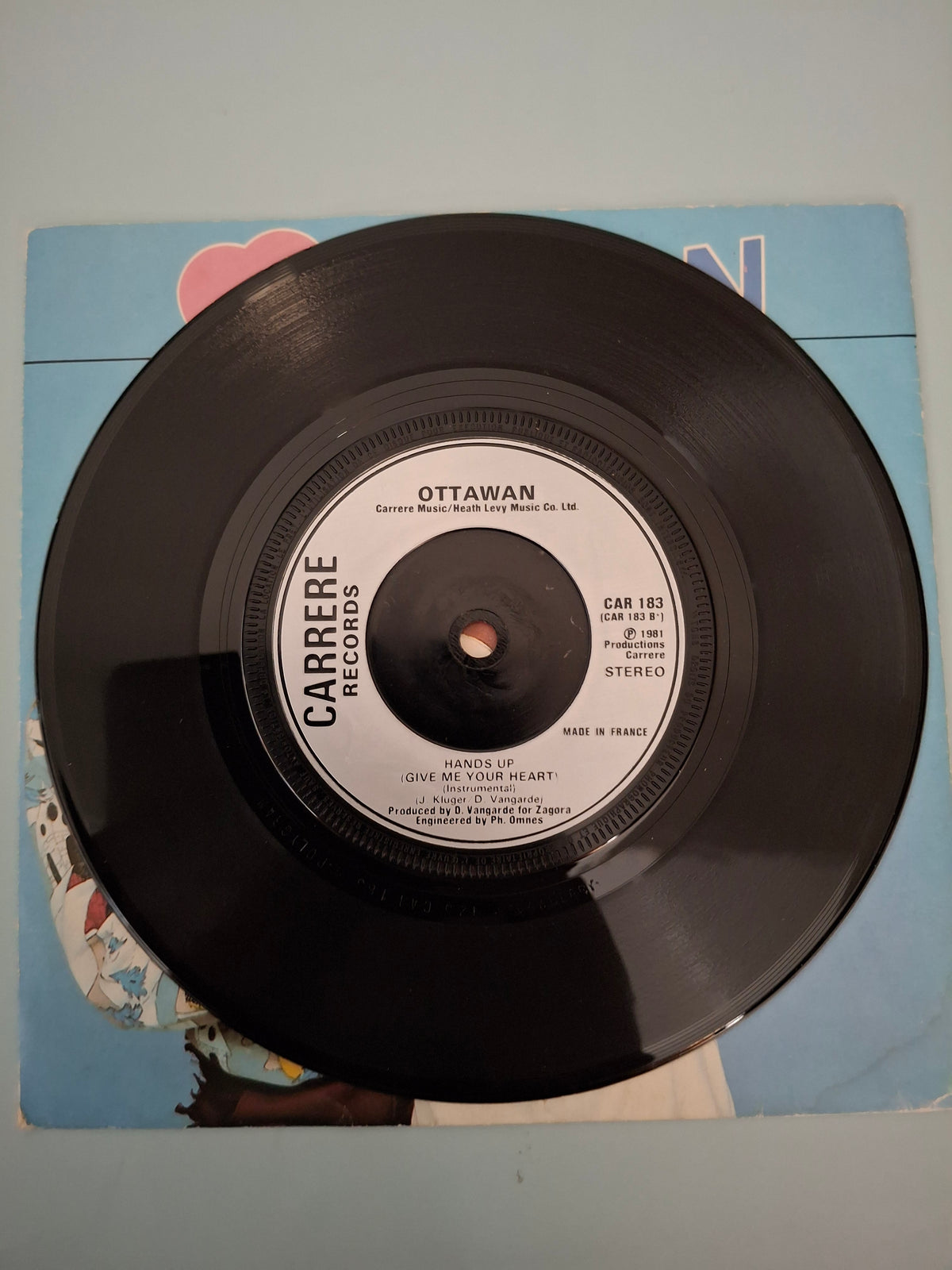 Ottawan - Hands Up (Give Me Your Heart) 7" Vinyl Single (1981 Euro-Disco Classic)