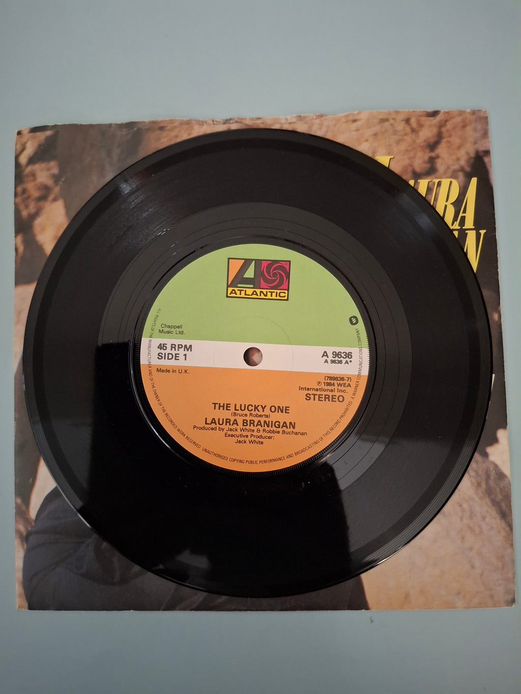 Laura Branigan - The Lucky One 7" Vinyl Single (1984 Pop Classic)