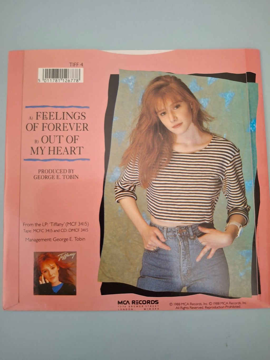Tiffany - Feelings Of Forever 7" Vinyl Single (1988 UK Pop)