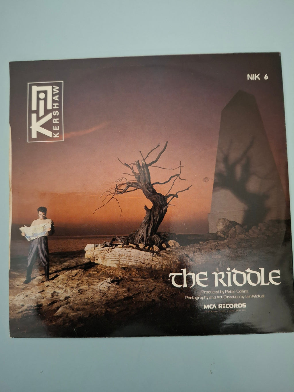 Nik Kershaw - The Riddle 7" Vinyl Single (1984 UK Synth-Pop)