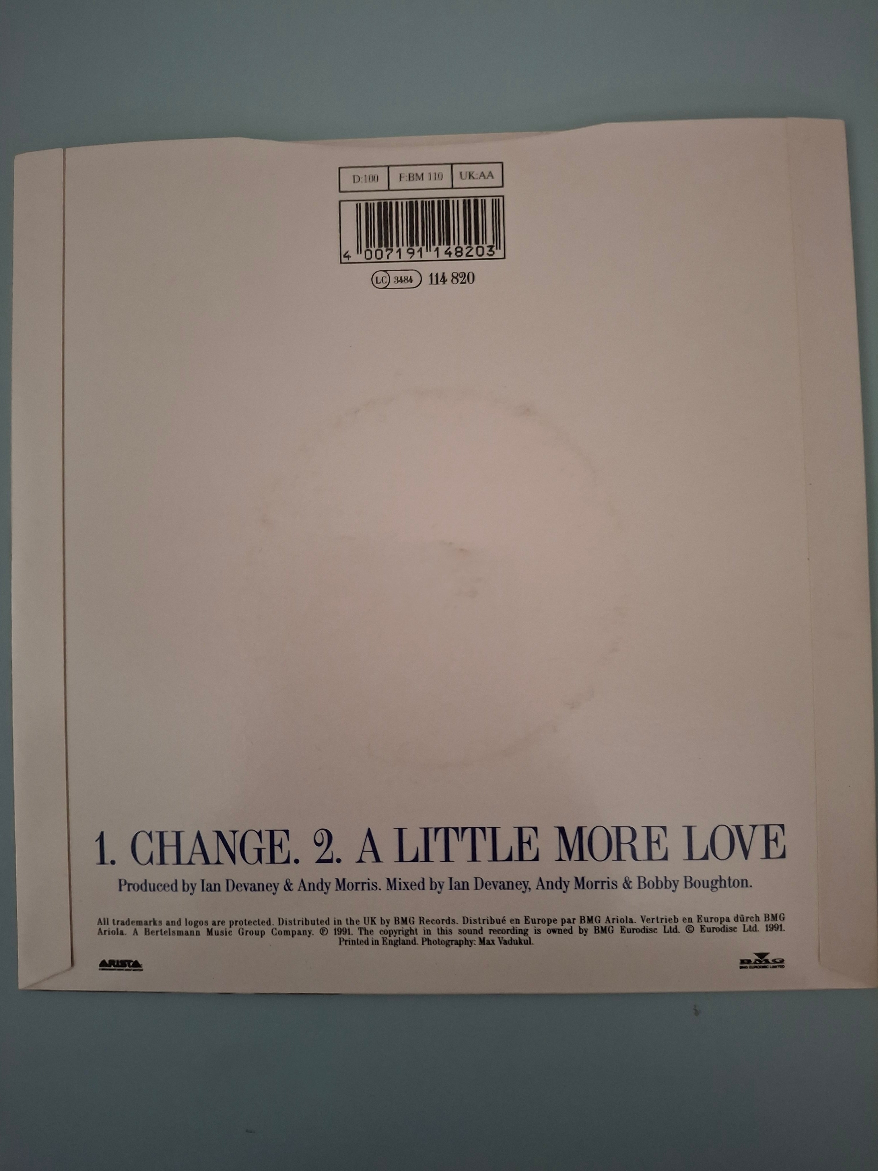 Lisa Stansfield - Change 7" Vinyl Single (1991 UK Soul / Pop Classic)