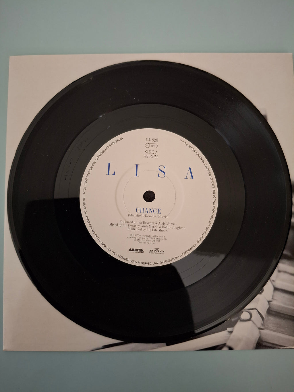Lisa Stansfield - Change 7" Vinyl Single (1991 UK Soul / Pop Classic)