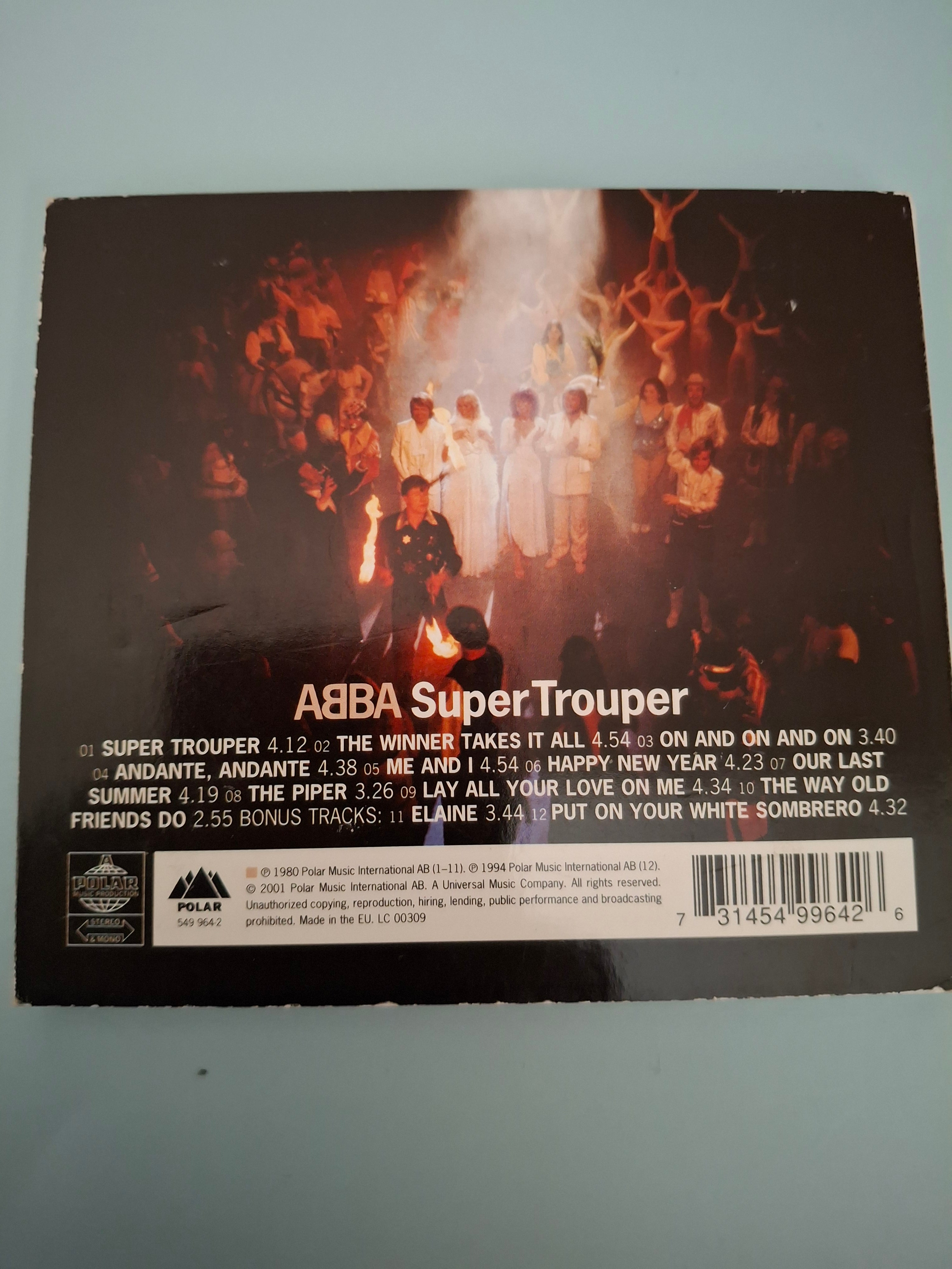 ABBA - Super Trouper Digitally Remastered CD Album (2001 UK Digipak Edition)