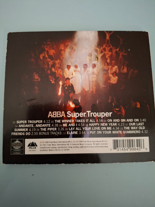 ABBA - Super Trouper Digitally Remastered CD Album (2001 UK Digipak Edition)