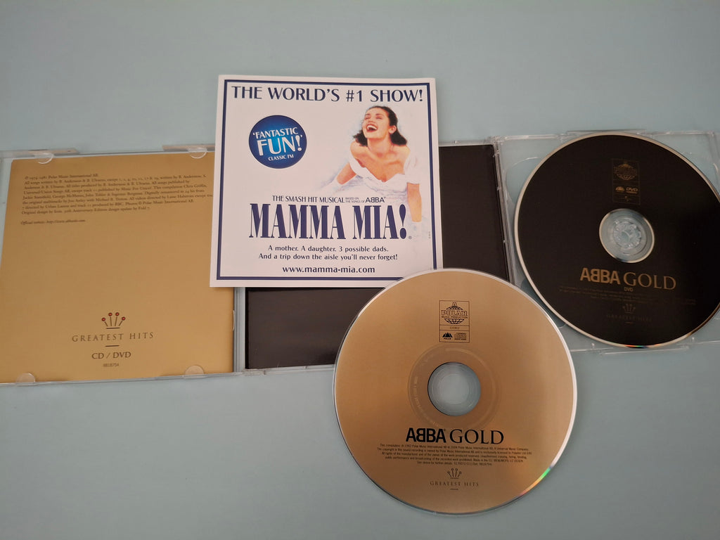 ABBA - Gold (Greatest Hits) 30th Anniversary Limited Edition CD & DVD (2004 Re-release)
