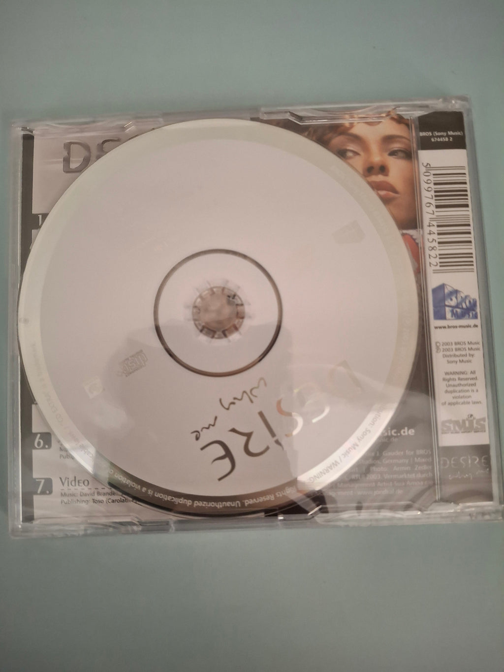 Desire - Why Me (Rare 2003 Eurohouse Maxi-CD Single) - Brand New & Sealed