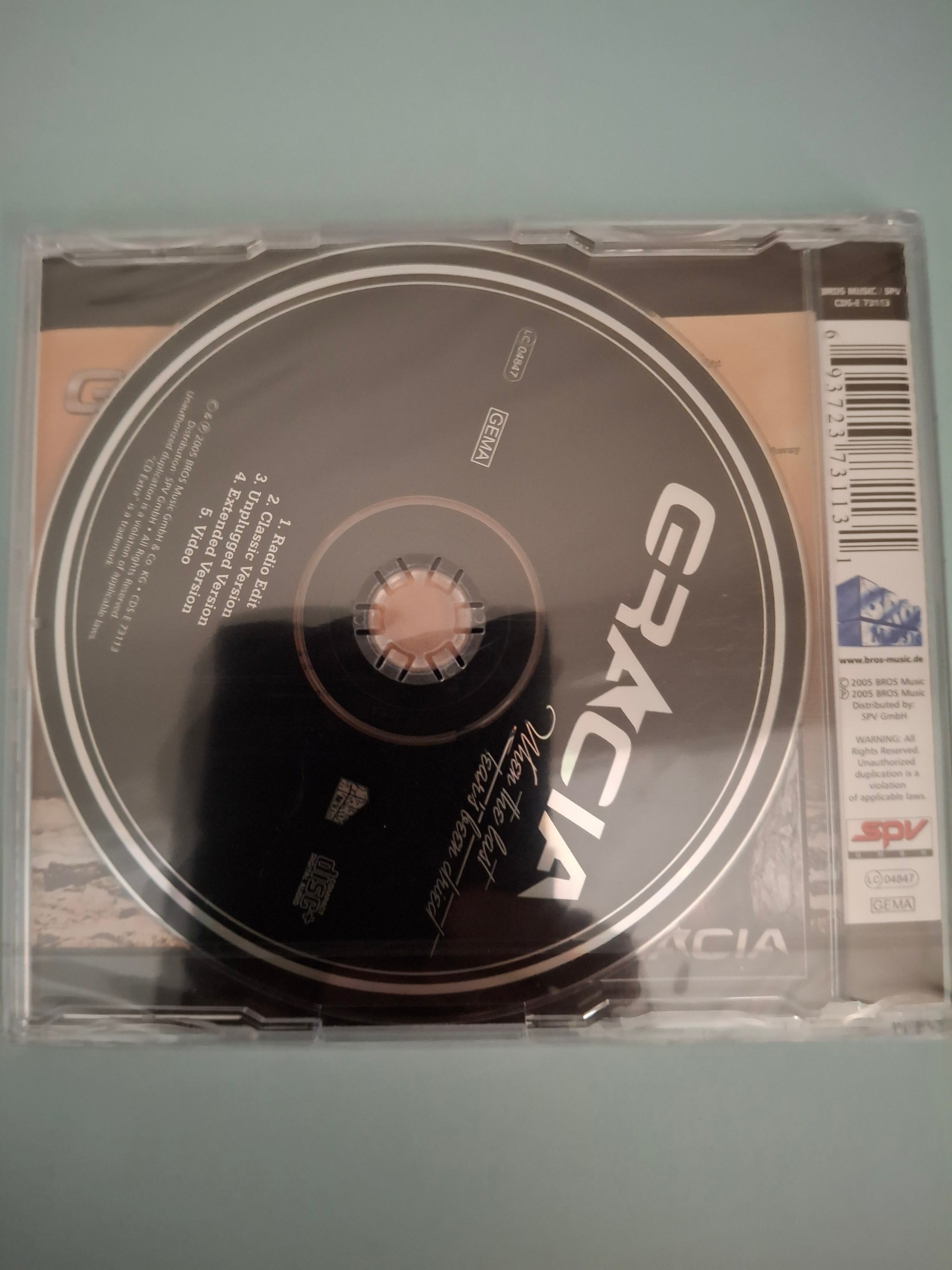 Gracia - When The Last Tear's Been Dried (Rare 2005 Enhanced Maxi-CD Single) - Brand New & Sealed