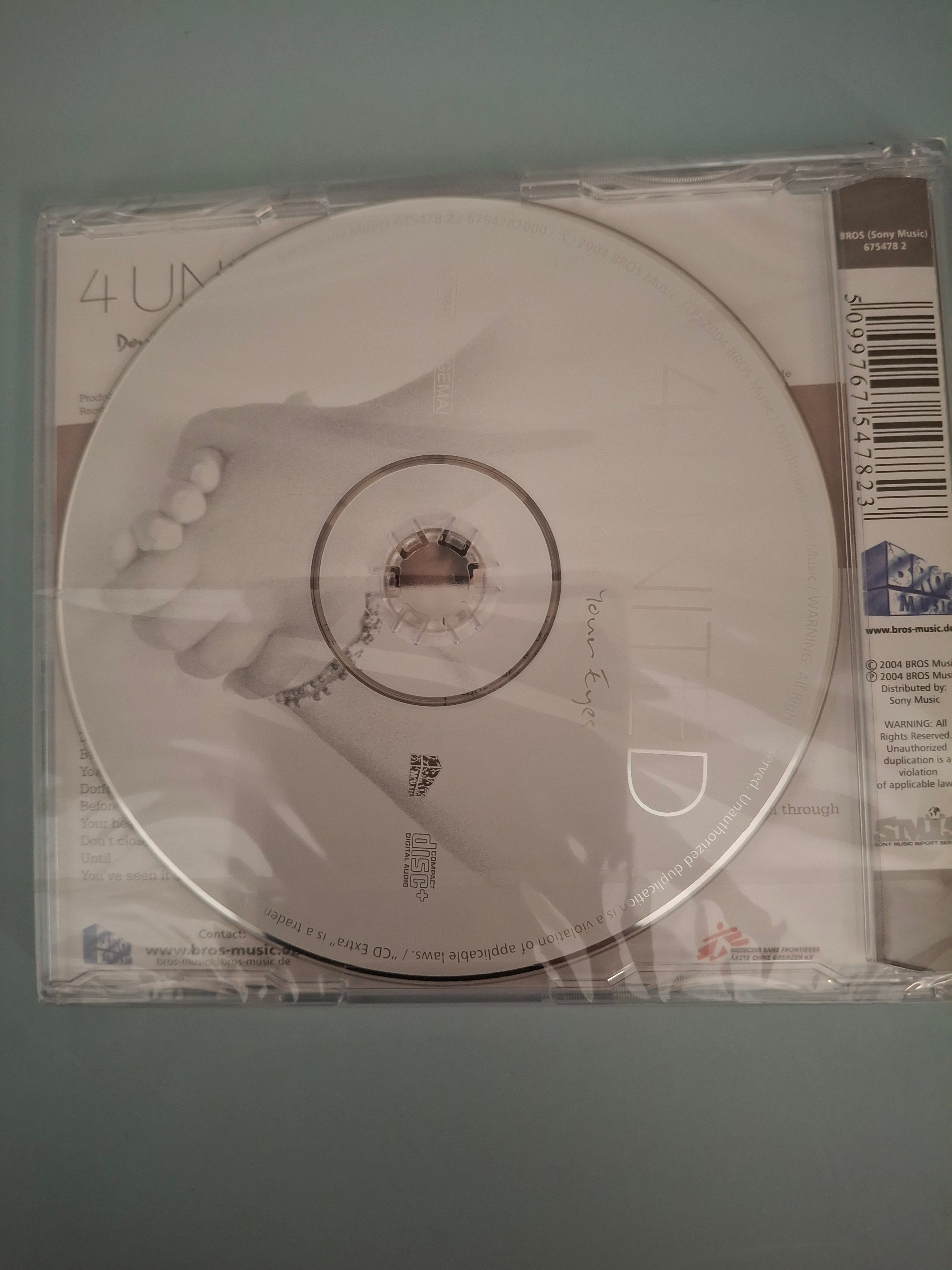 4 United - Don't Close Your Eyes (Rare 2004 Enhanced Maxi-CD Single) - Brand New & Sealed
