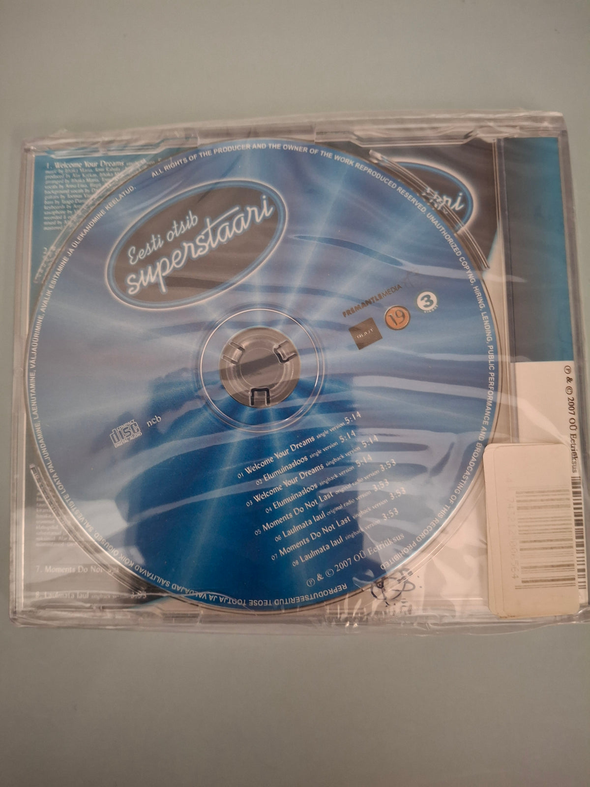 Eesti Otsib Superstaari - Official Season 1 Theme Maxi-CD Single (2007) - Brand New & Sealed
