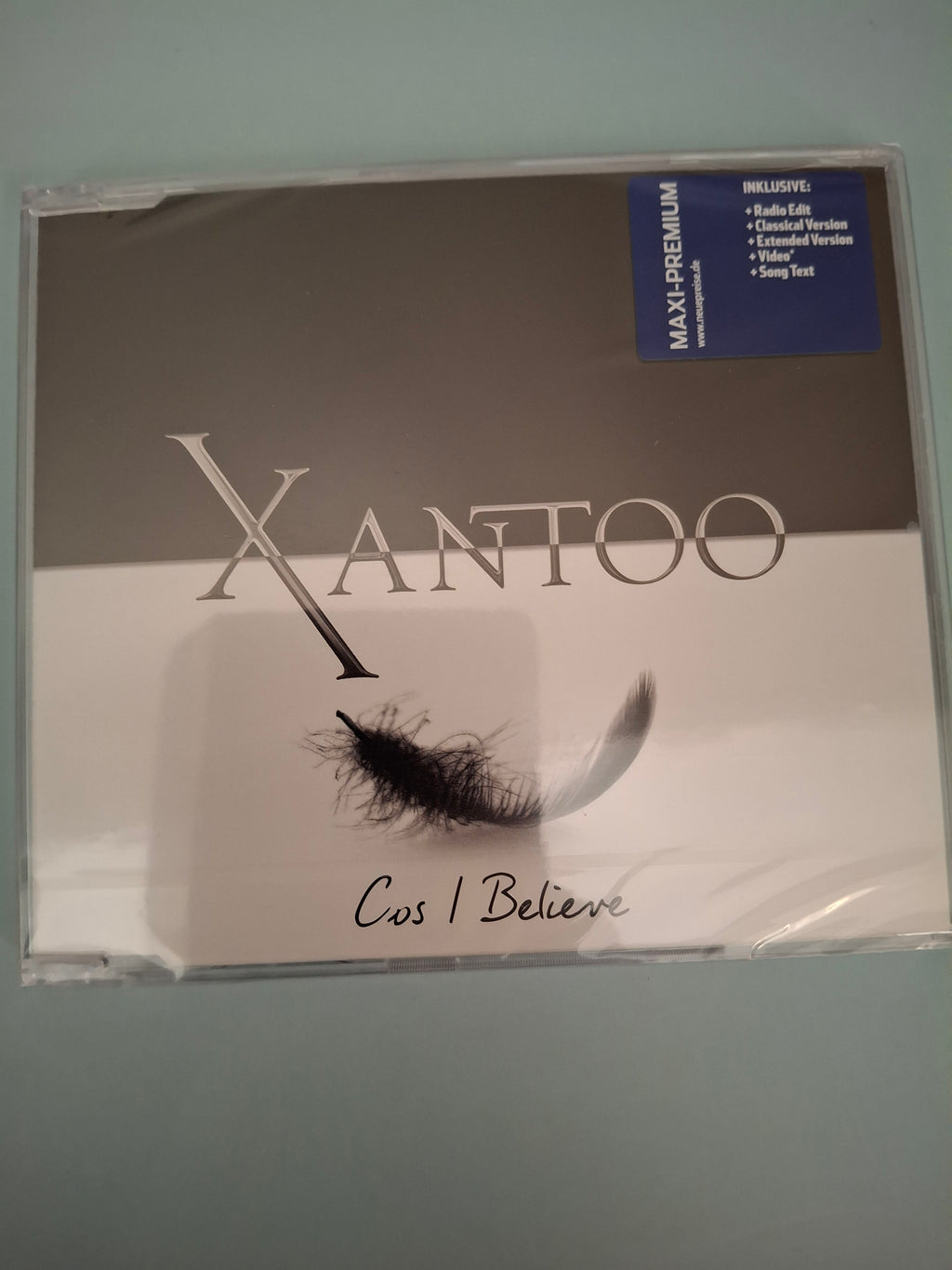 Xantoo - Cos I Believe (Rare 2007 Maxi-Premium CD Single) - Brand New & Sealed