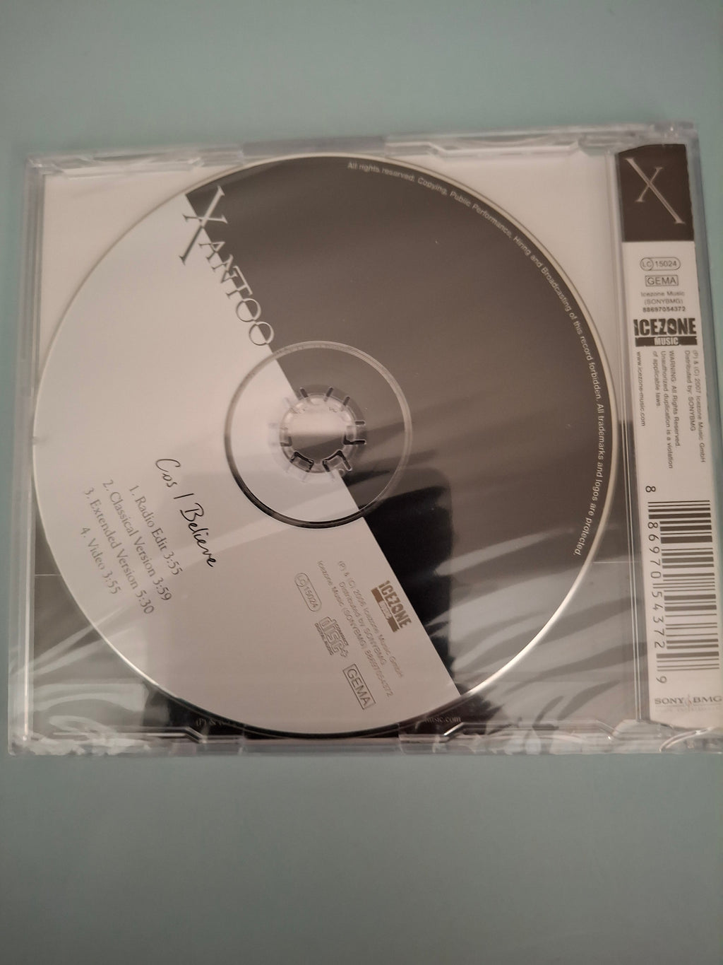 Xantoo - Cos I Believe (Rare 2007 Maxi-Premium CD Single) - Brand New & Sealed