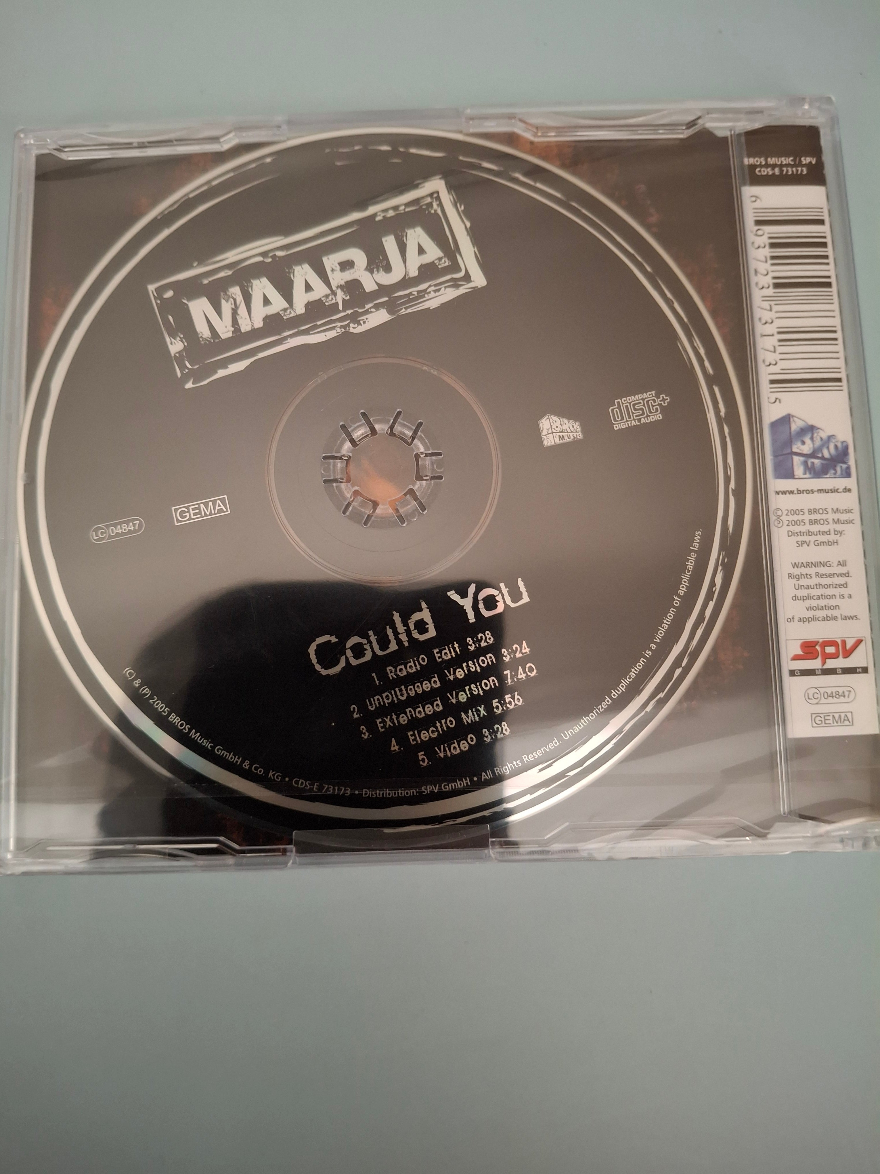 Maarja - Could You (Rare 2005 Pop-Rock Enhanced Maxi-CD Single) - Brand New & Sealed
