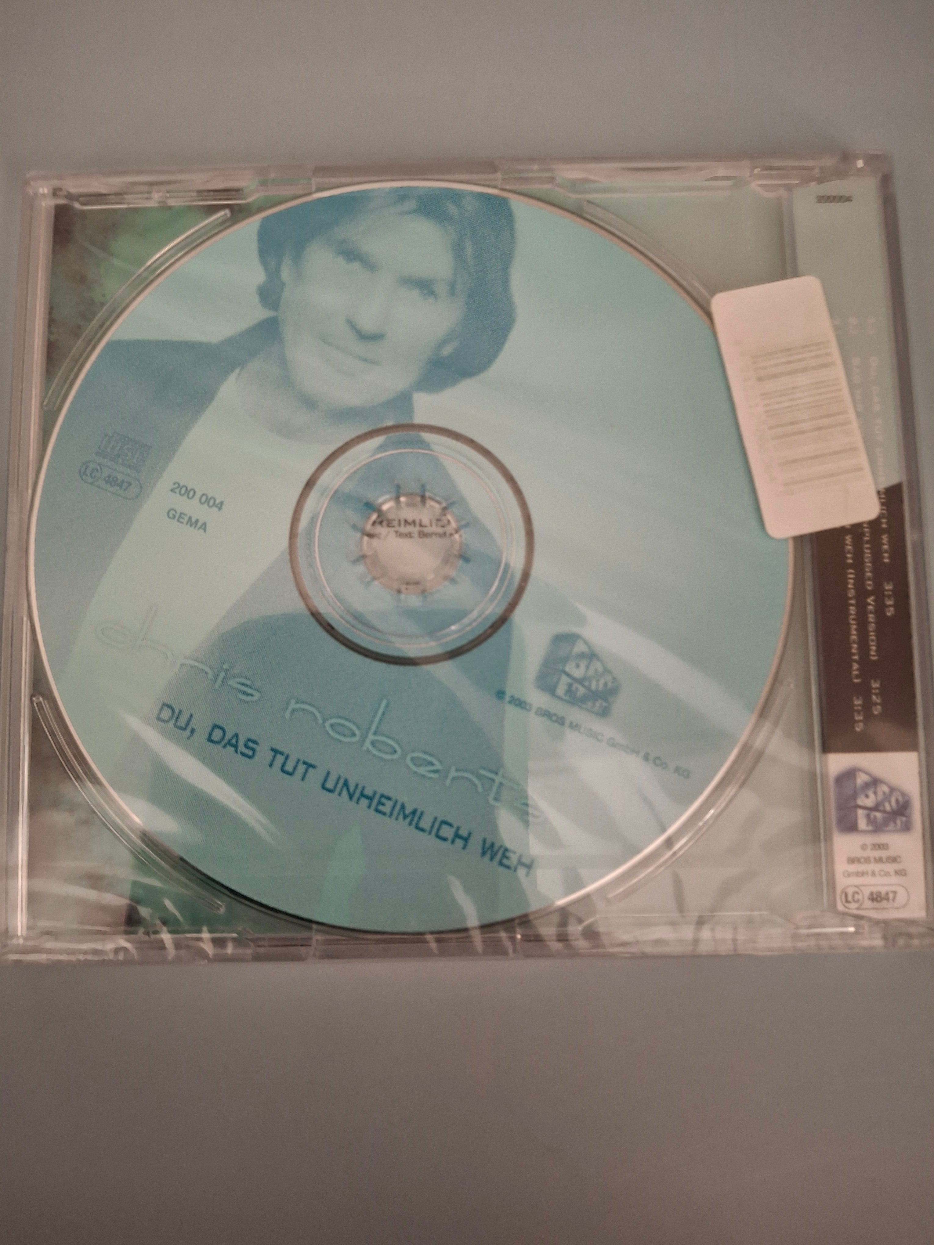 Chris Roberts - Du, Das Tut Unheimlich Weh (Rare 2003 German Pop-Schlager Maxi-CD Single) - Brand New & Sealed