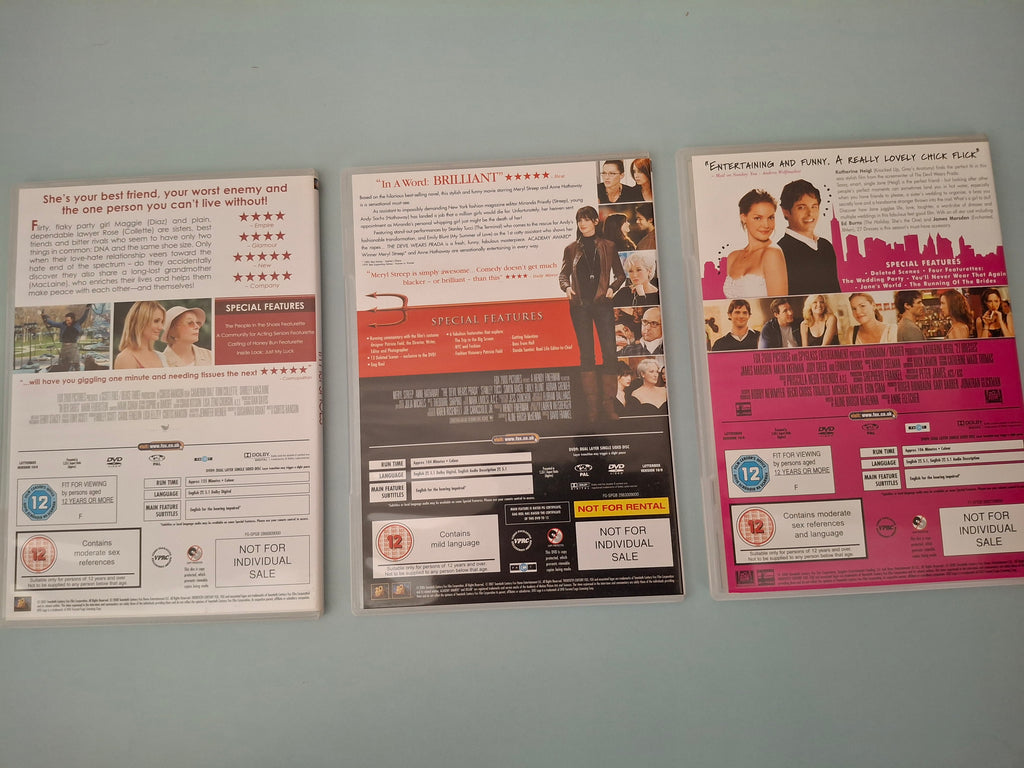 The Couture Collection 3-DVD Box Set (27 Dresses / The Devil Wears Prada / In Her Shoes)