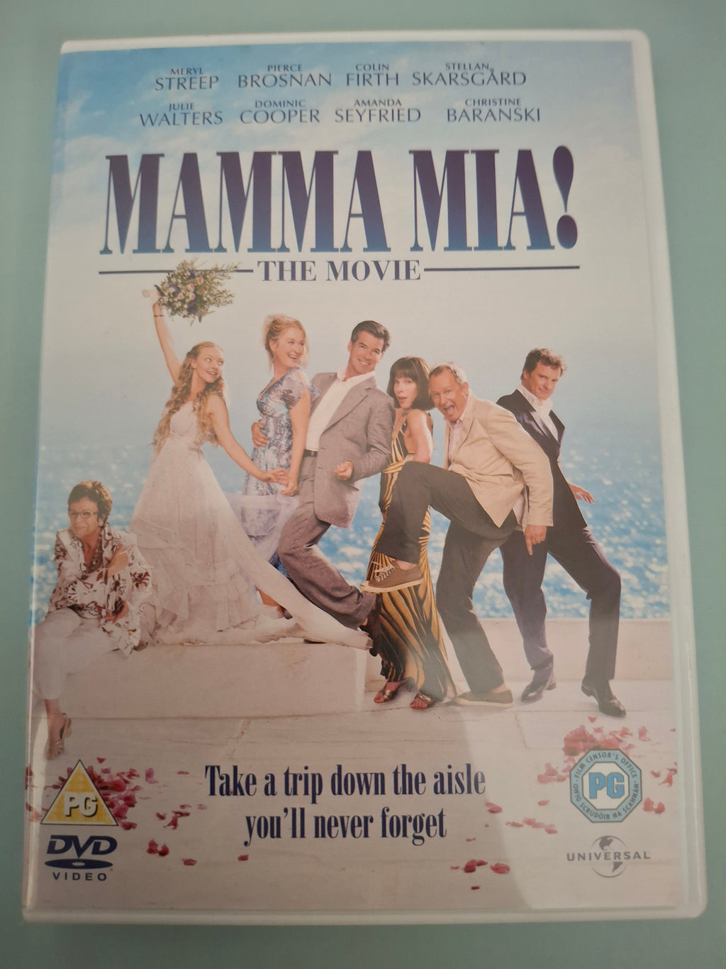 Mamma Mia! The Movie DVD with Holographic Slipcover (2008 UK Release)