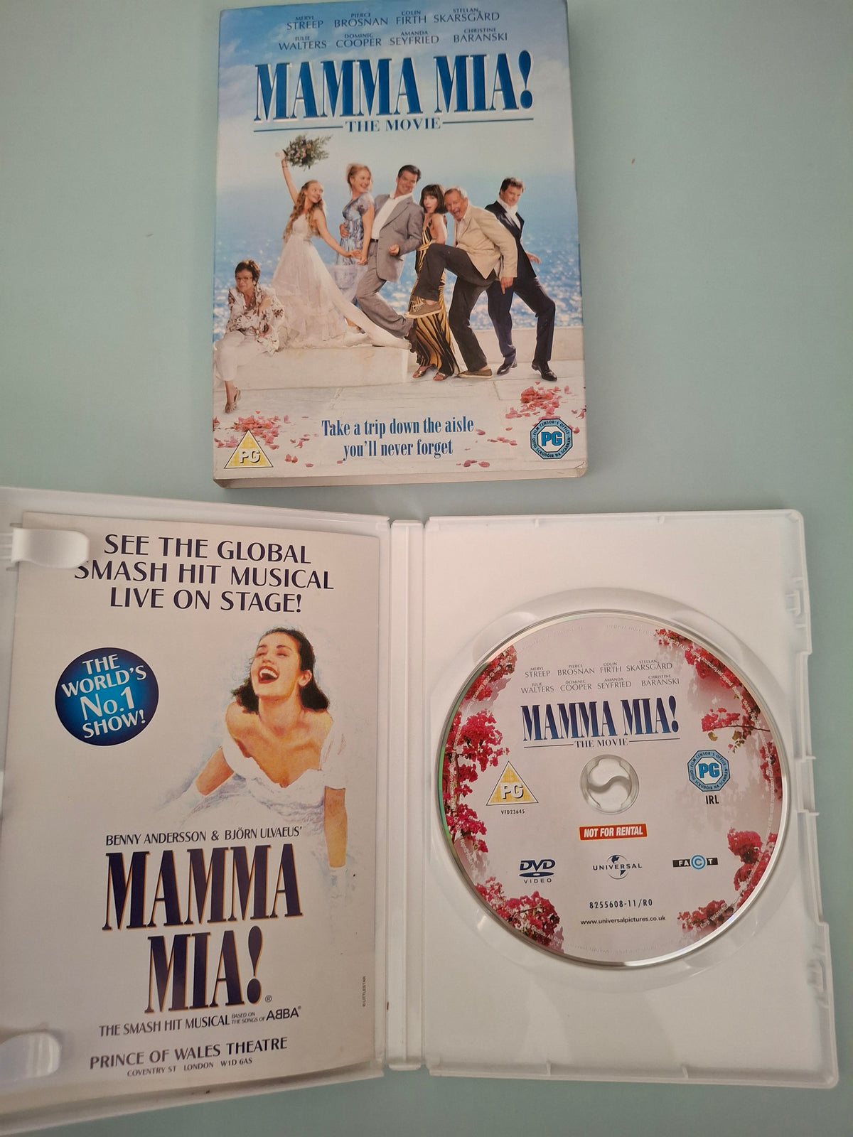Mamma Mia! The Movie DVD with Holographic Slipcover (2008 UK Release)