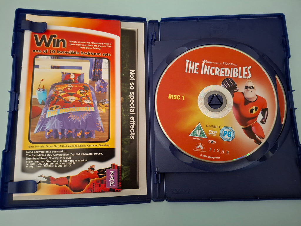 The Incredibles - 2-Disc Collector's Edition DVD (2005 UK Release)