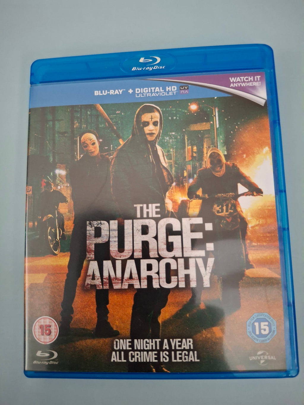 The Purge: Anarchy Blu-ray Film (2014 Sequel UK Release)