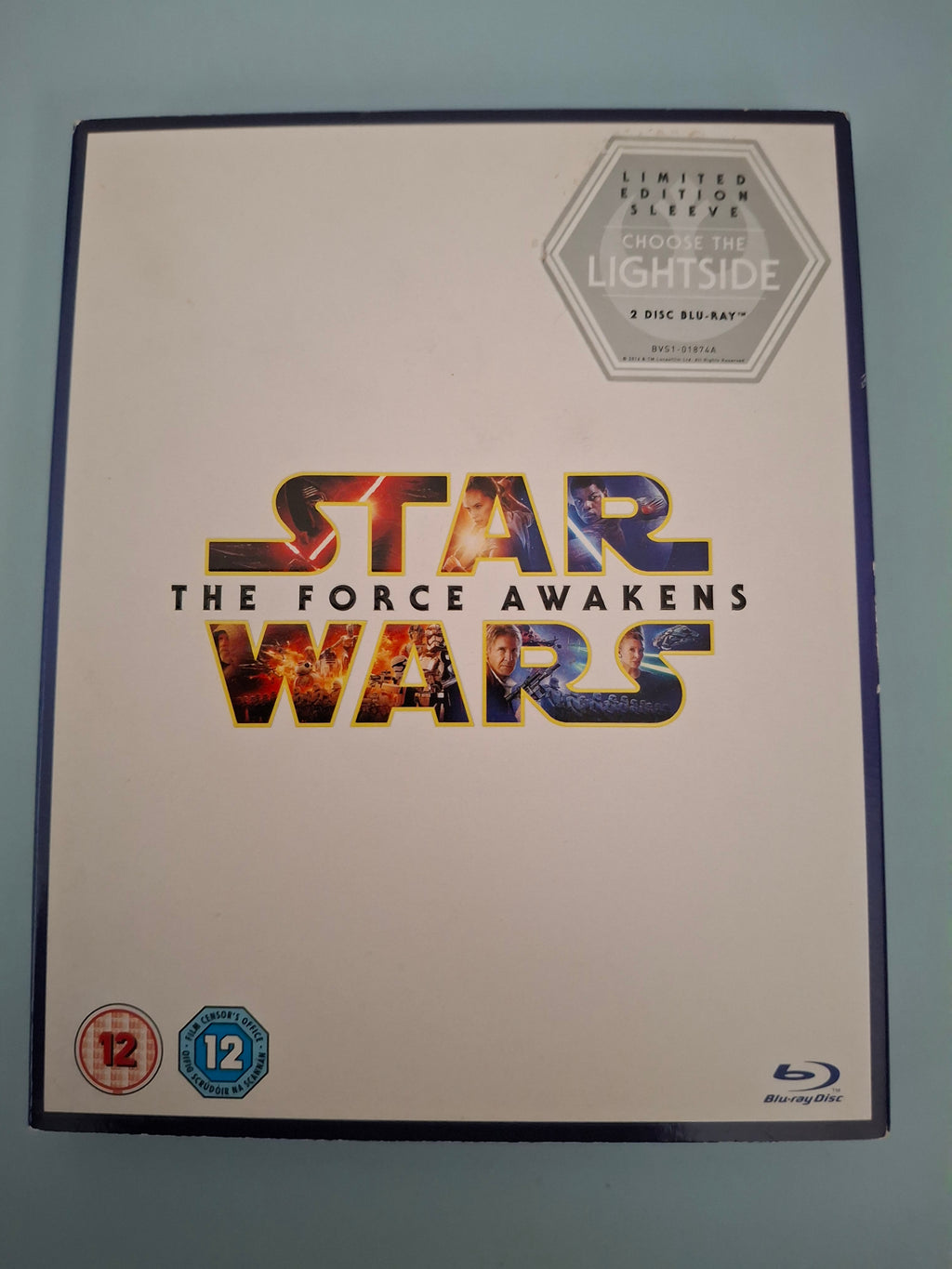 Star Wars: The Force Awakens 2-Disc Blu-ray with Limited Edition Light Side Slipcover (UK Release)