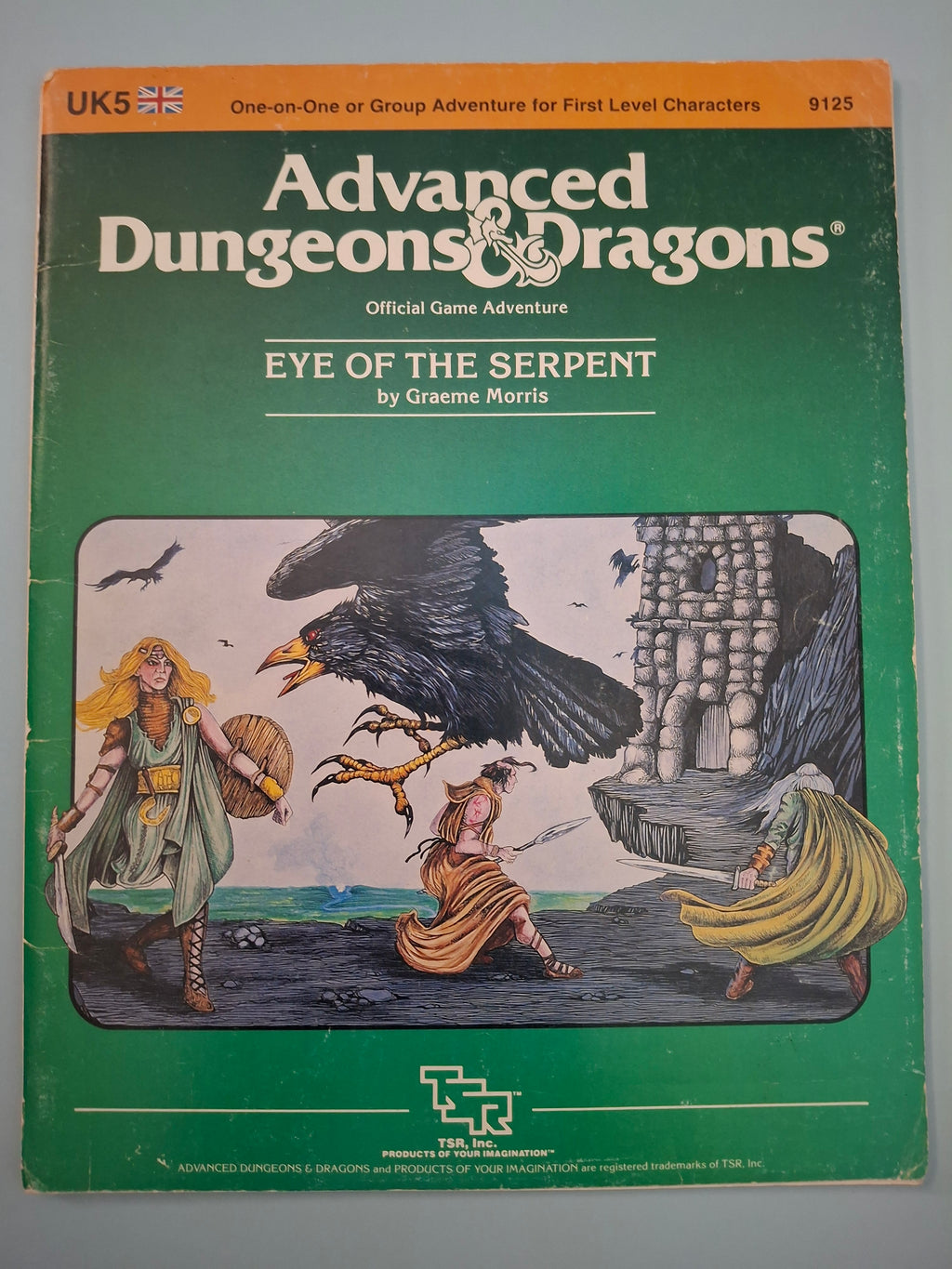 UK5 Eye of the Serpent - Vintage 1984 Advanced Dungeons & Dragons AD&D Module (TSR)