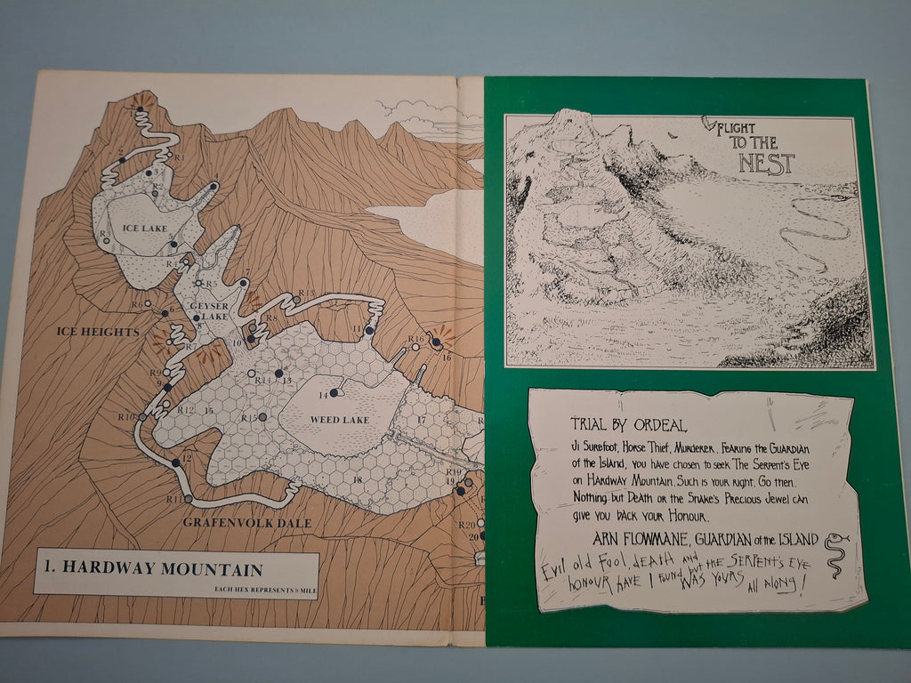 UK5 Eye of the Serpent - Vintage 1984 Advanced Dungeons & Dragons AD&D Module (TSR)