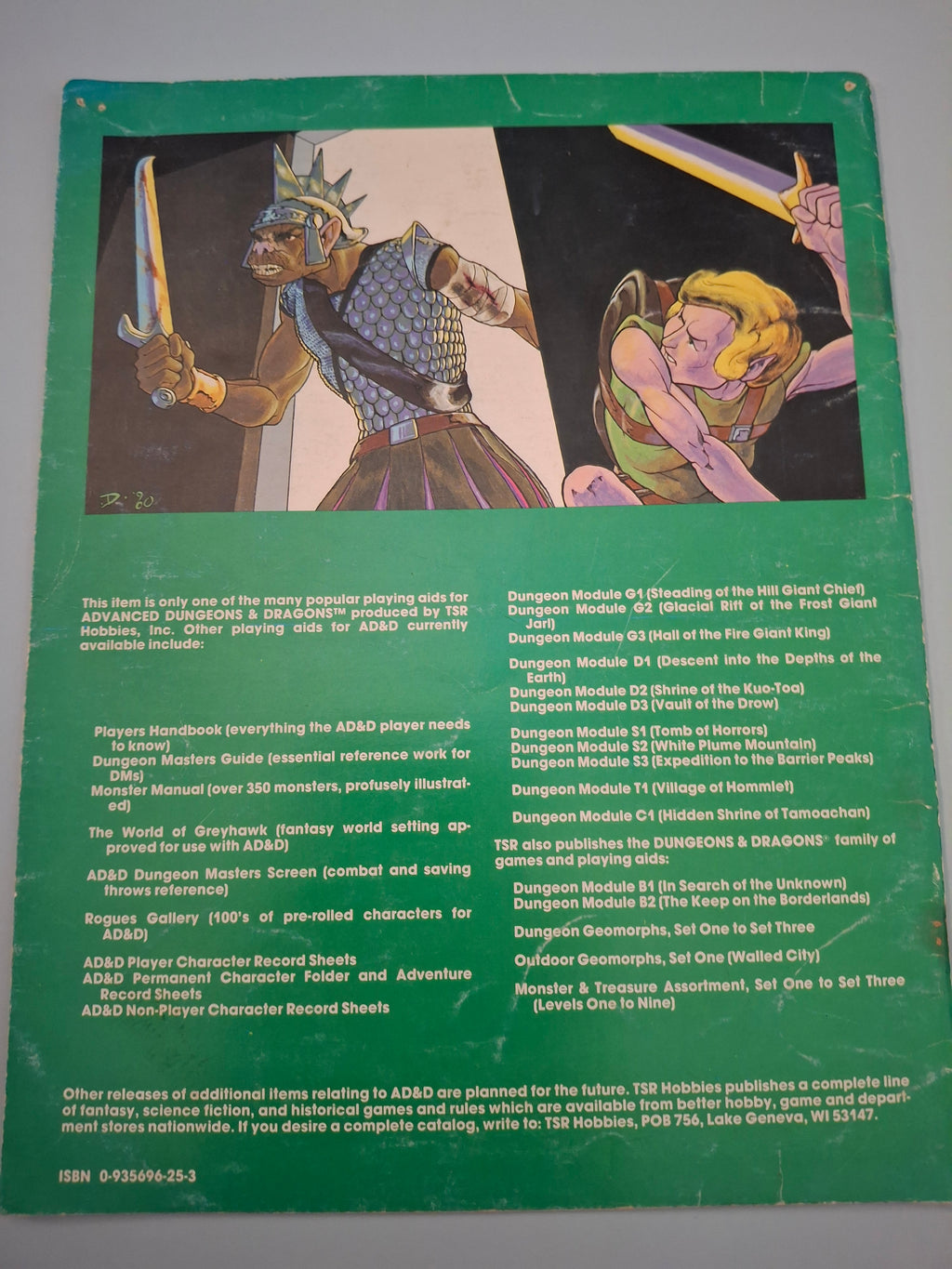 A1 Slave Pits of the Undercity - Vintage 1980 1st Edition AD&D Module (TSR 9039)