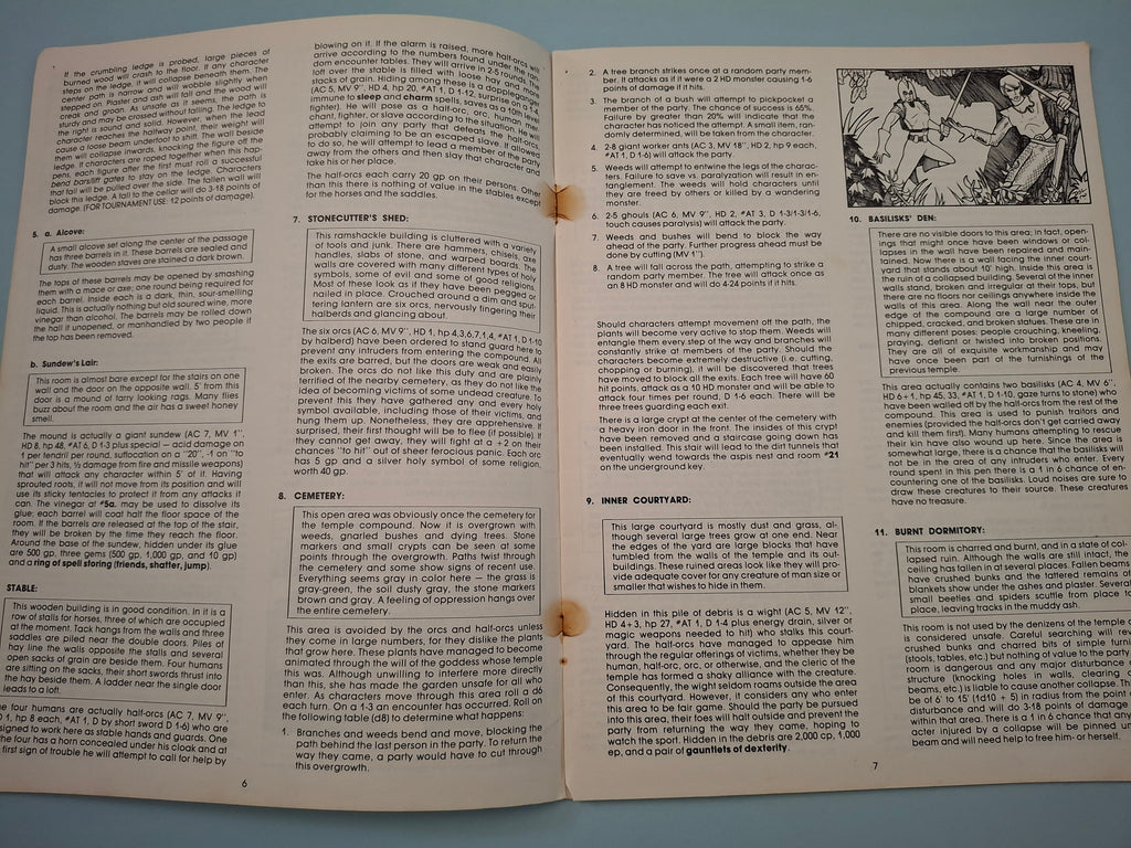 A1 Slave Pits of the Undercity - Vintage 1980 1st Edition AD&D Module (TSR 9039)