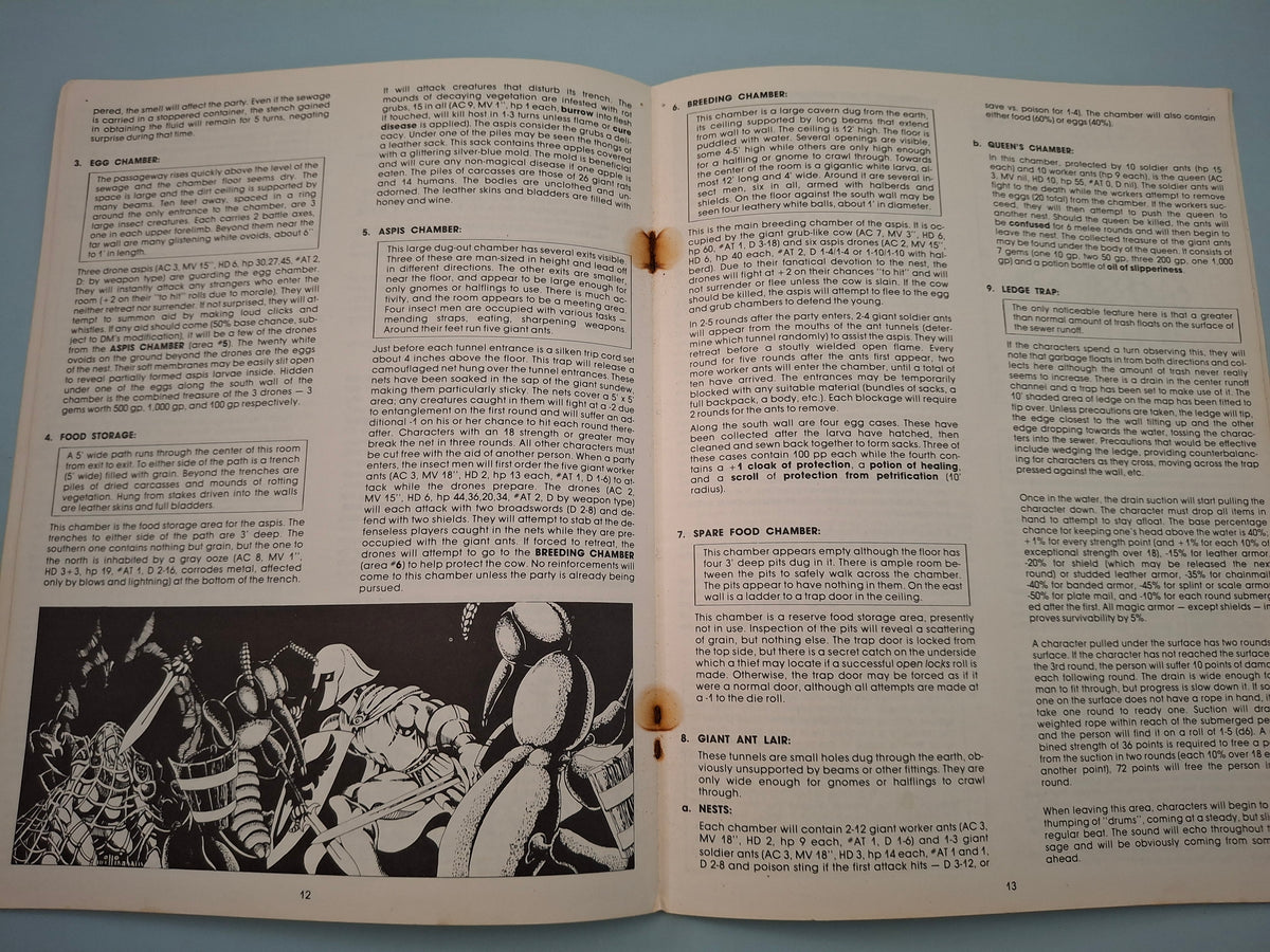 A1 Slave Pits of the Undercity - Vintage 1980 1st Edition AD&D Module (TSR 9039)
