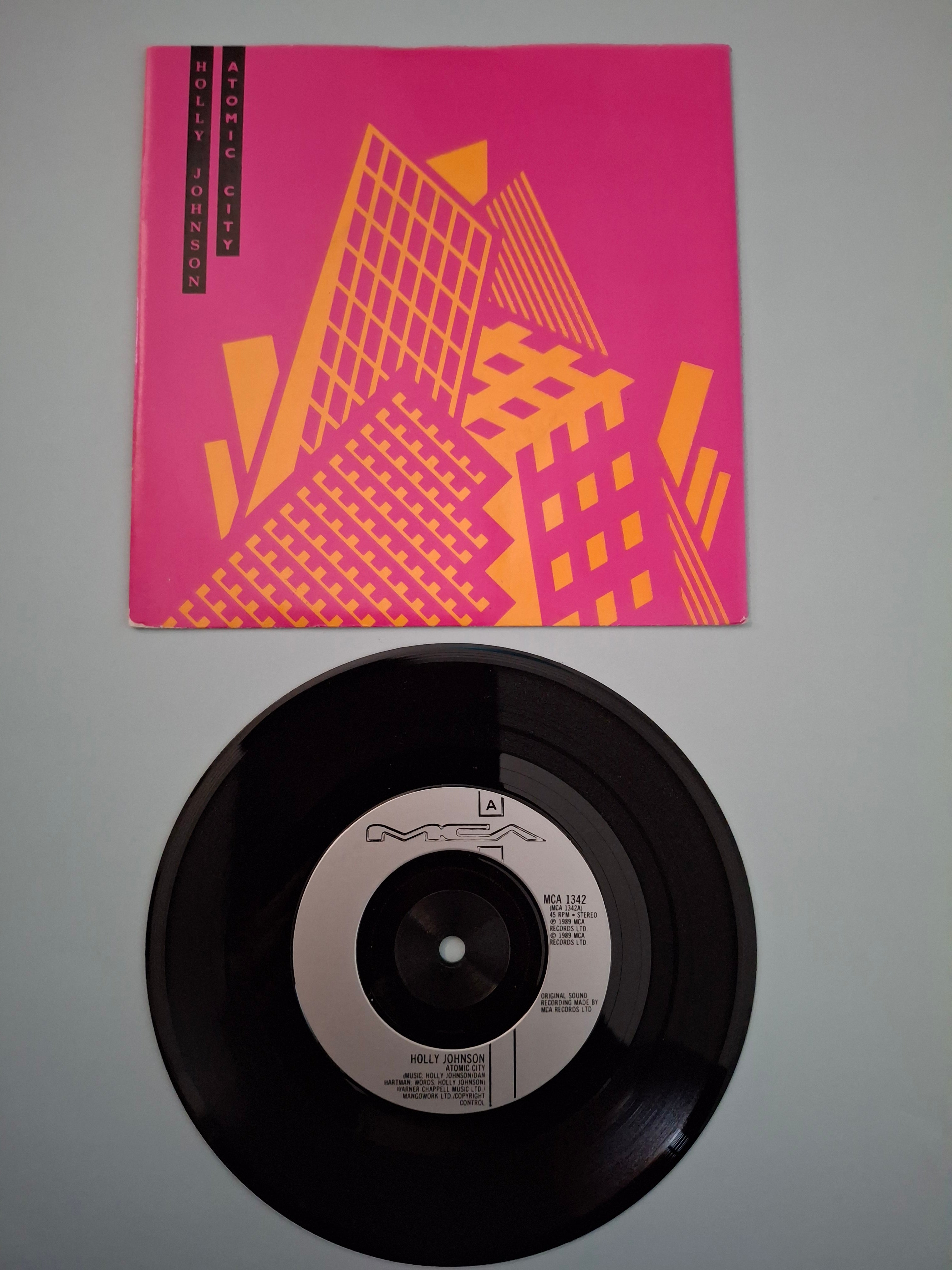 Holly Johnson - Atomic City (Original 1989 UK 7" Vinyl Single, MCA 1342)
