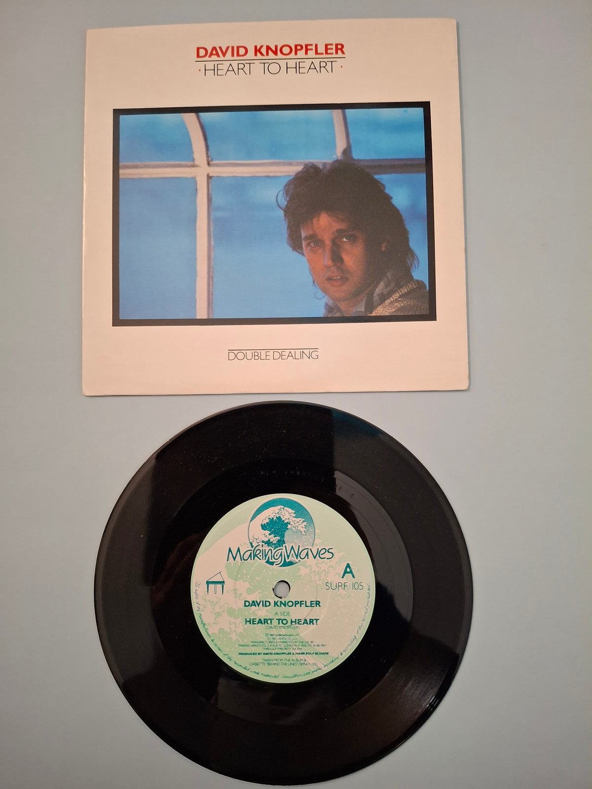 David Knopfler – Heart To Heart (Original 1985 UK 7" Vinyl Single) | Making Waves SURF 105