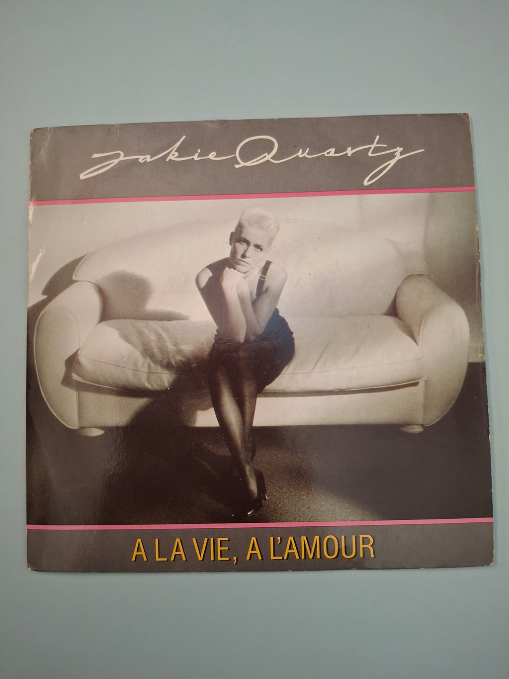 Jakie Quartz – À La Vie, À L'Amour (Original 1989 UK 7" Vinyl Single) | PWL Continental PWL 30