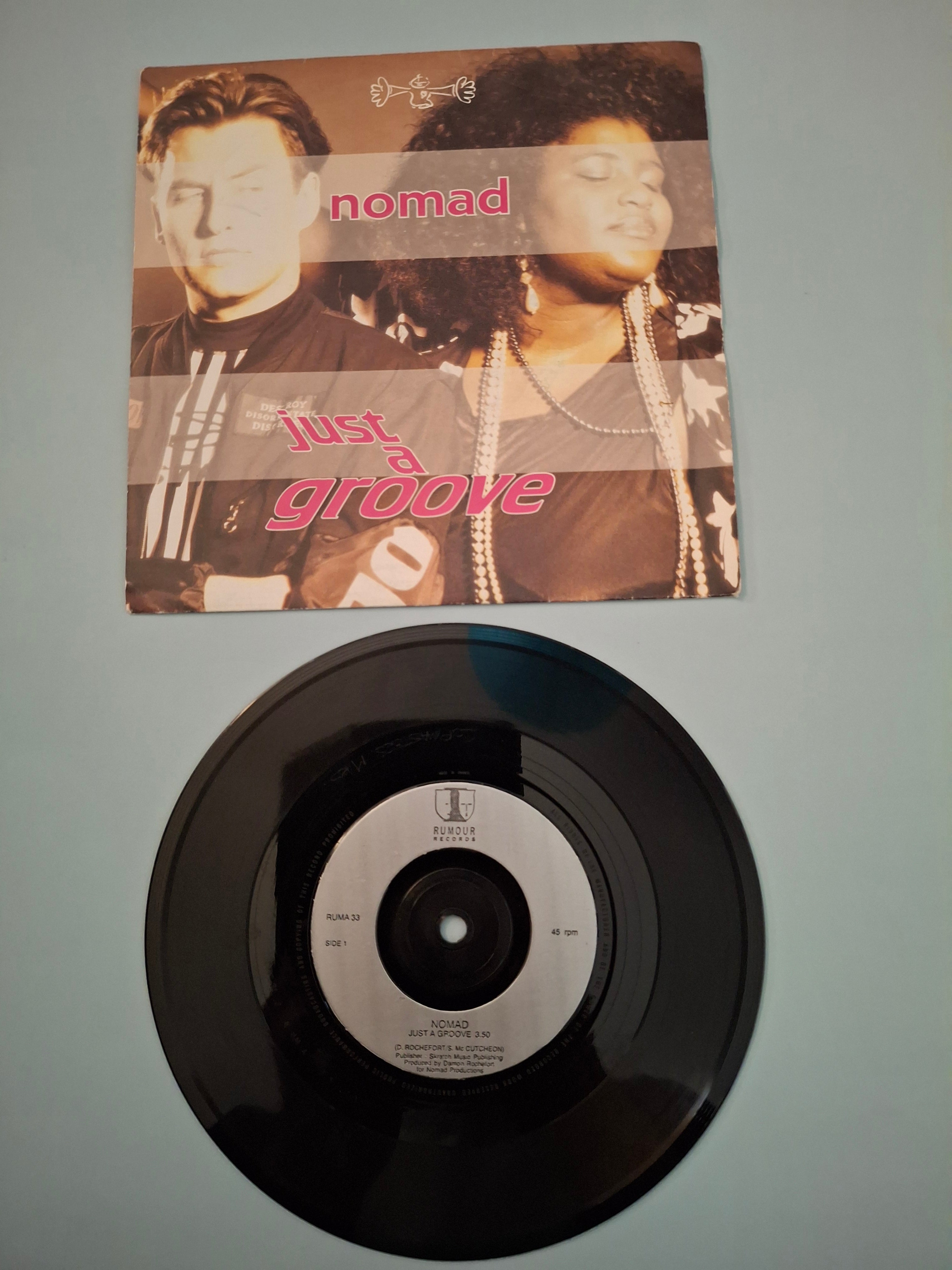 Nomad - Just A Groove - 1991 UK First Pressing 7" Vinyl Single (RUMA 33)