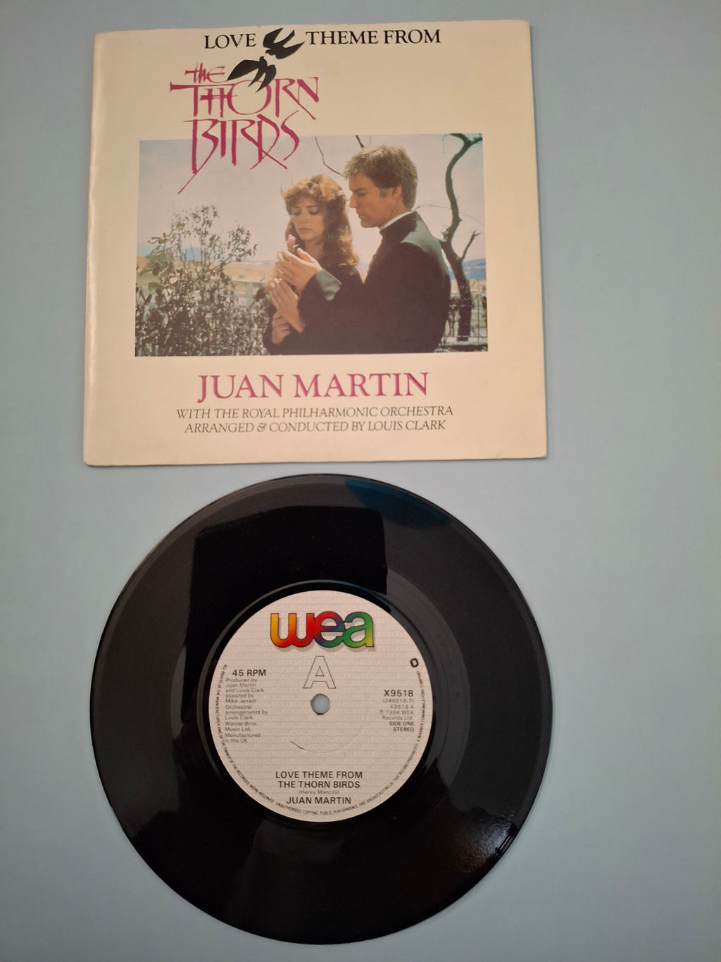 Juan Martin - Love Theme From The Thorn Birds - 1984 UK First Pressing 7" Vinyl Single (X9518)