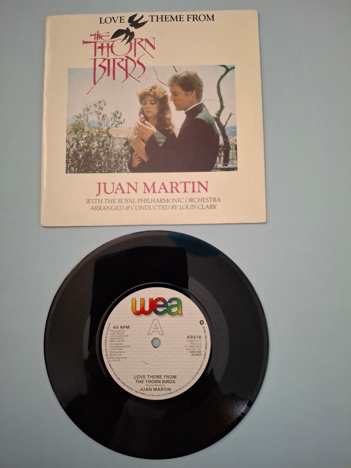 Juan Martin - Love Theme From The Thorn Birds - 1984 UK First Pressing 7" Vinyl Single (X9518)
