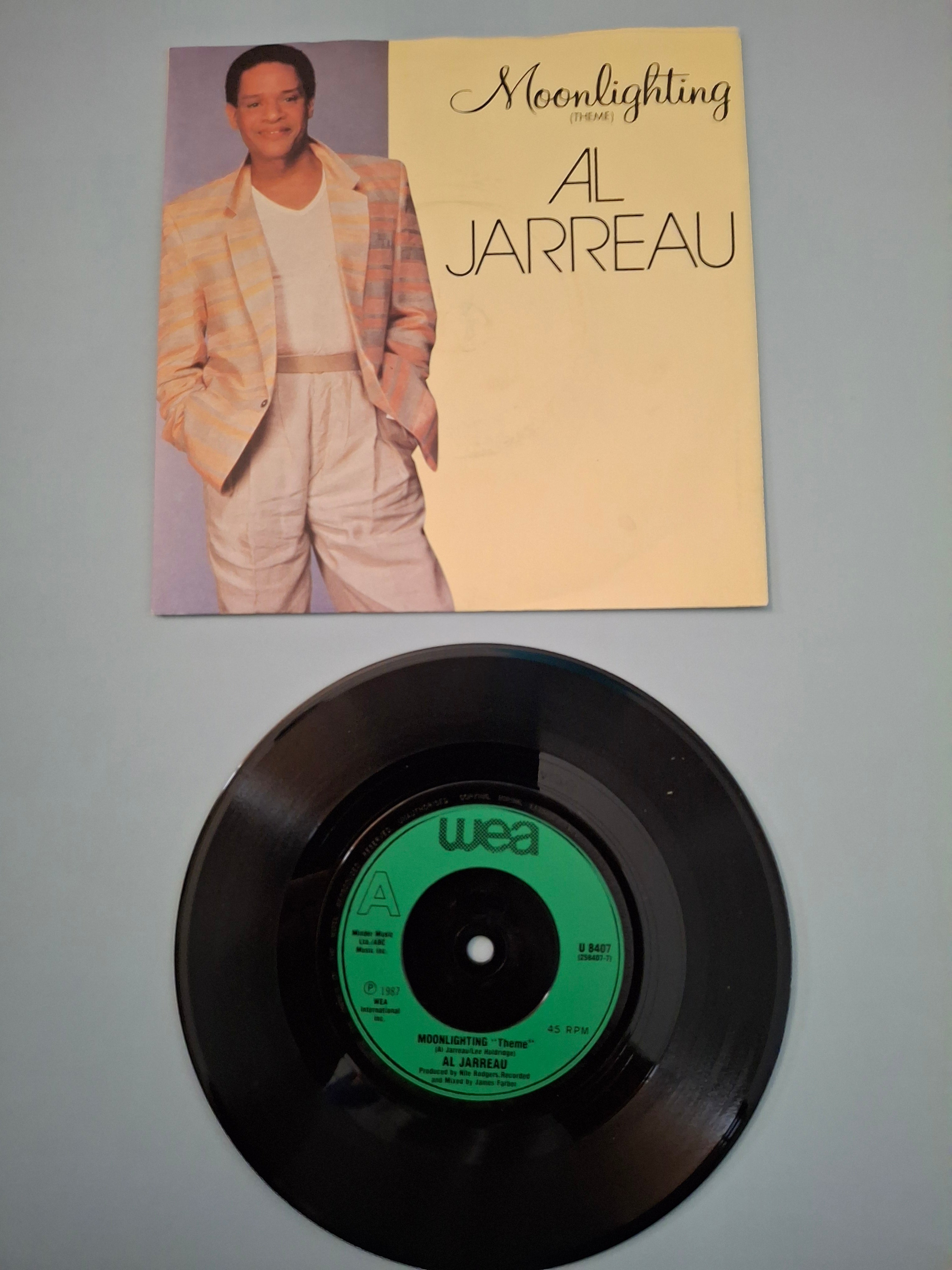 Al Jarreau - Moonlighting (Theme) - 1987 UK First Pressing 7" Vinyl Single (U 8407)
