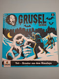 Gruselserie - Folge 2: Yeti – Kreatur aus dem Himalaya - Rare German Horror Audio Play Vinyl LP - EUROPA