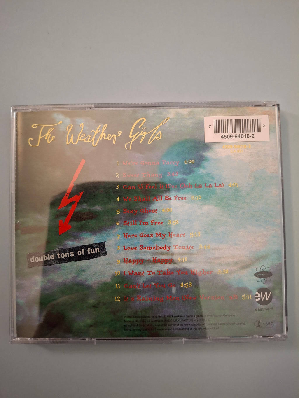The Weather Girls - Double Tons of Fun - Rare 1993 German Import Soul Dance Pop CD - EastWest Records