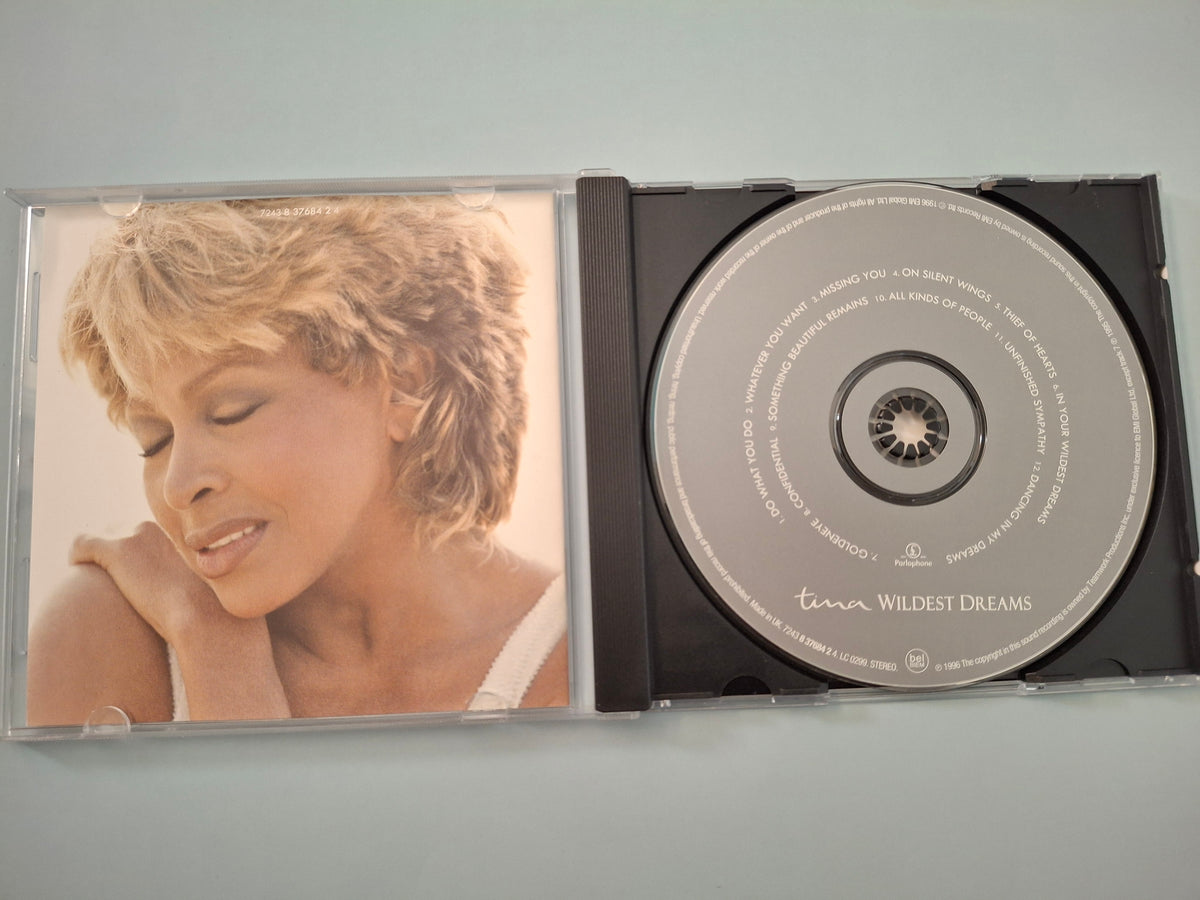 Tina Turner - Wildest Dreams - Vintage 1996 UK Soul Pop CD Album - Parlophone