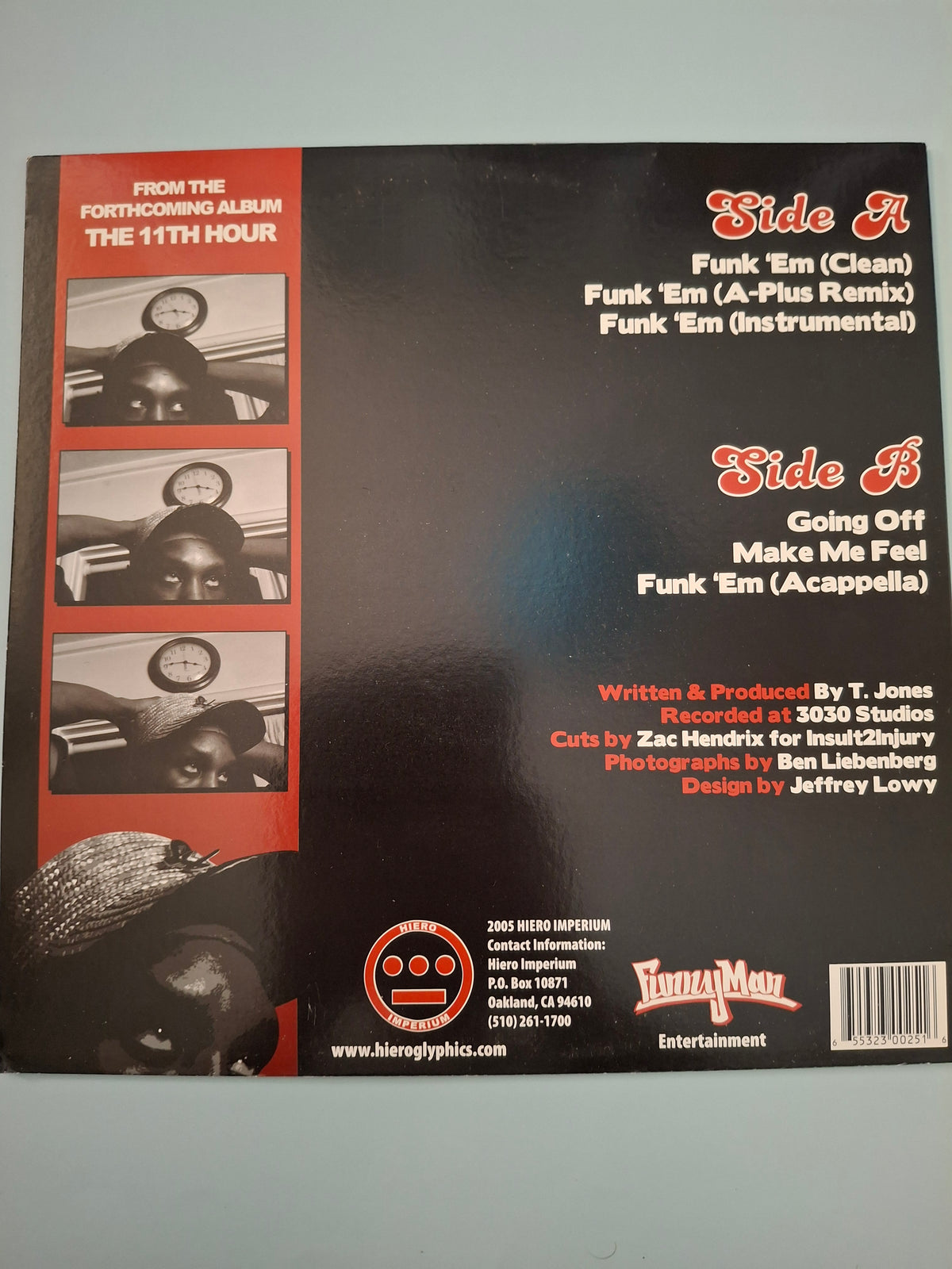 Del The Funky Homosapien - Funk 'Em (2005 Hiero Imperium 12" Vinyl Maxi-Single)