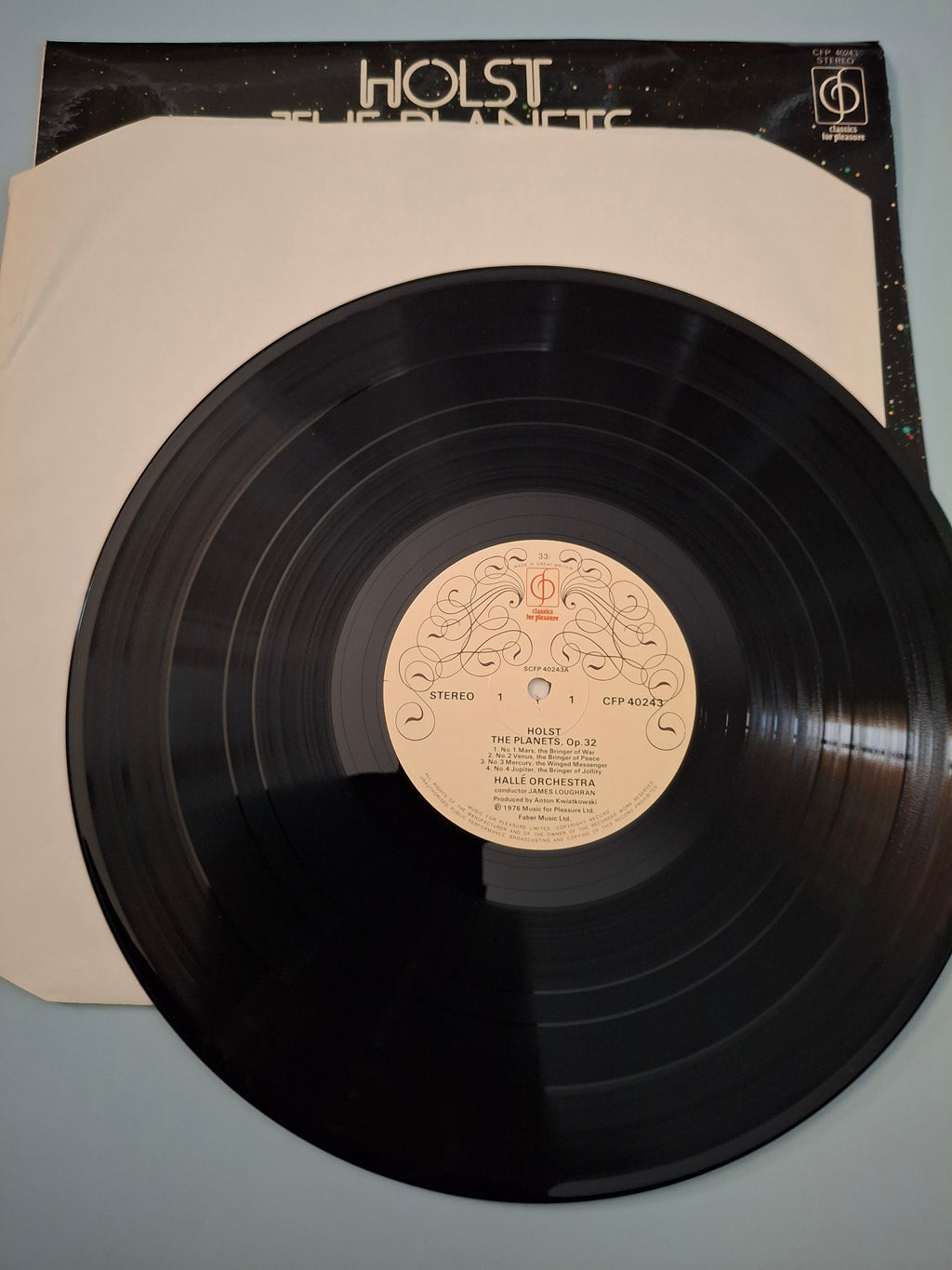 Holst: The Planets - Hallé Orchestra / James Loughran (1976 Classics For Pleasure UK Vinyl LP)