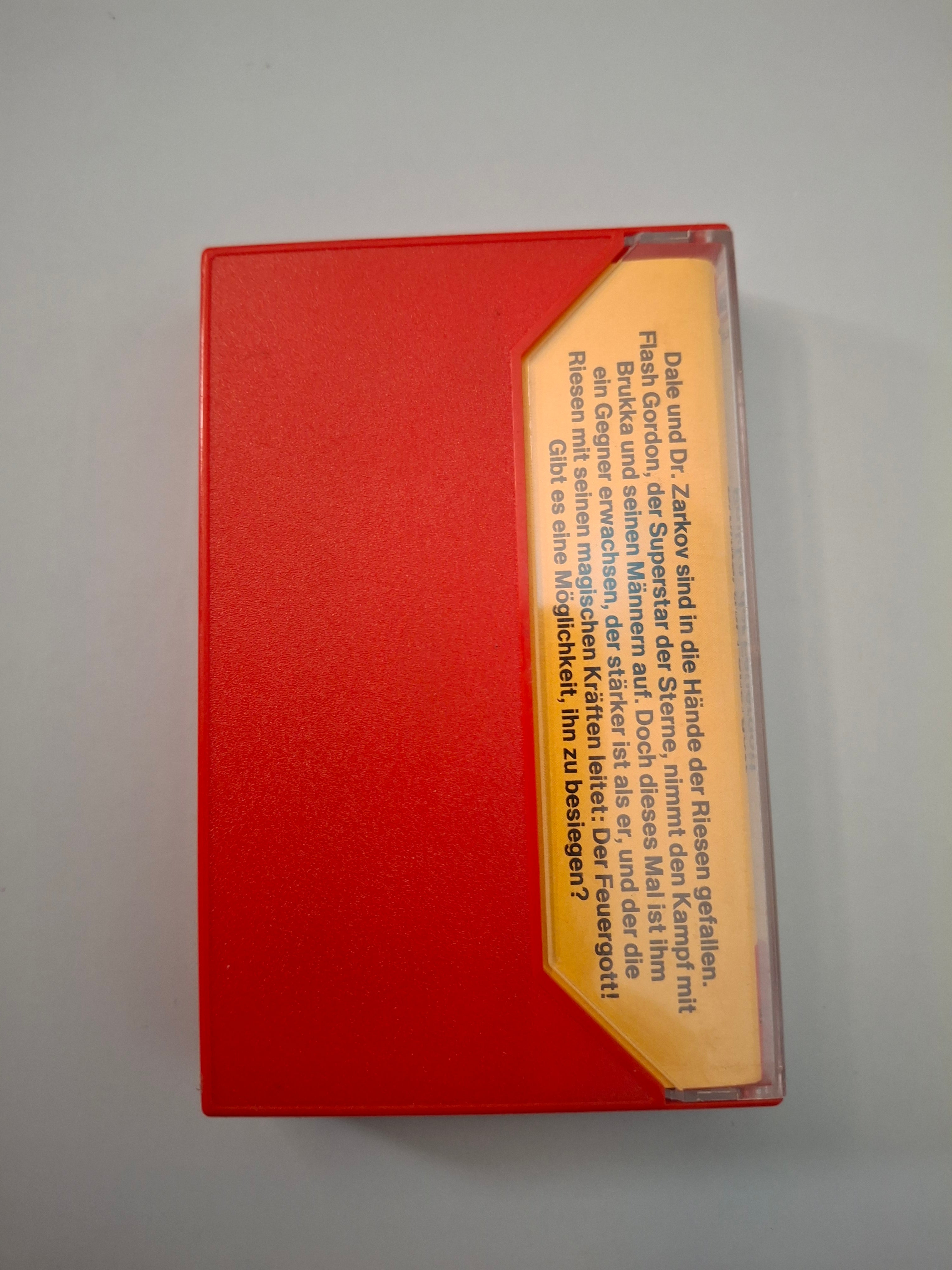 Flash Gordon - Folge 6: Brukka, der Feuergott - Rare 1980s Vintage German Sci-Fi Cassette - Original EUROPA Yellow Shell Pressing